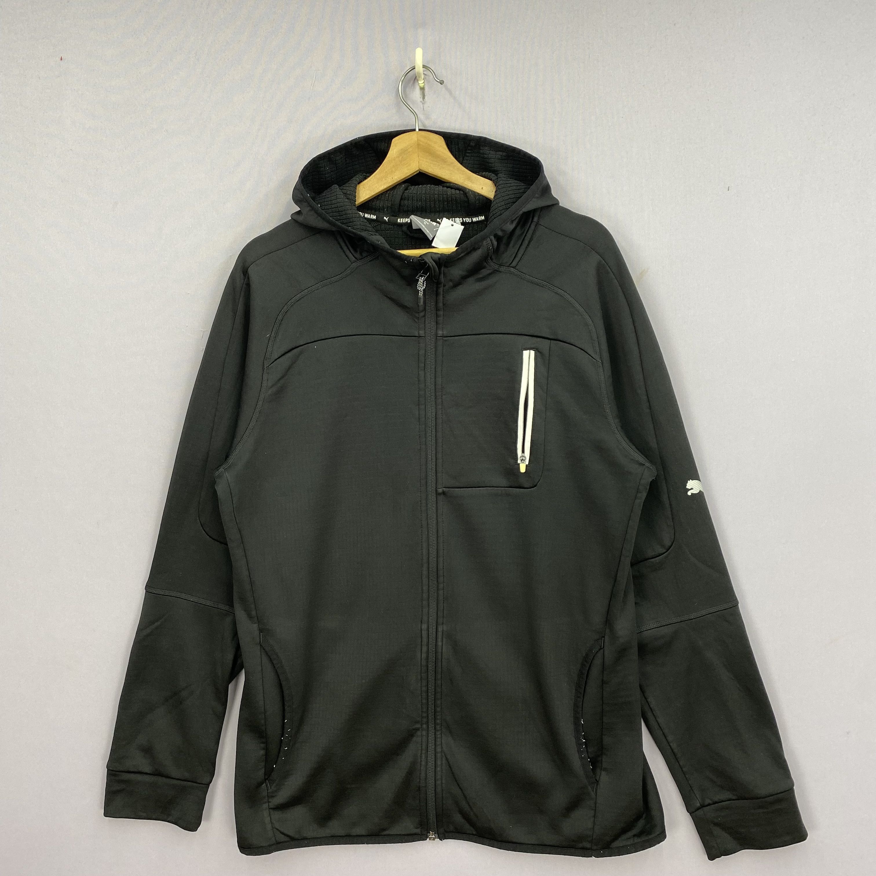 Puma Vintage Puma Sweater Sportswear Hoodie Thermal Sweatshirt Size US L / EU 52-54 / 3 - 1 Thumbnail