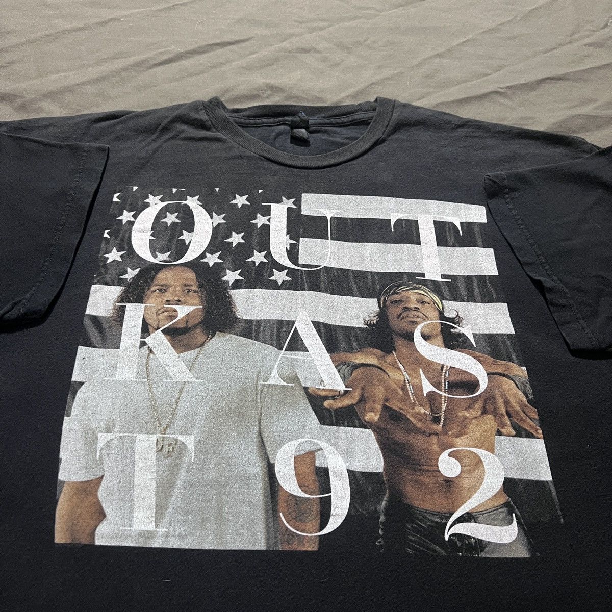Rap Tees Vintage Y2K Outkast Hip hop duo Promo Graphic Tee 2XL Faded Size US XXL / EU 58 / 5 - 2 Thumbnail