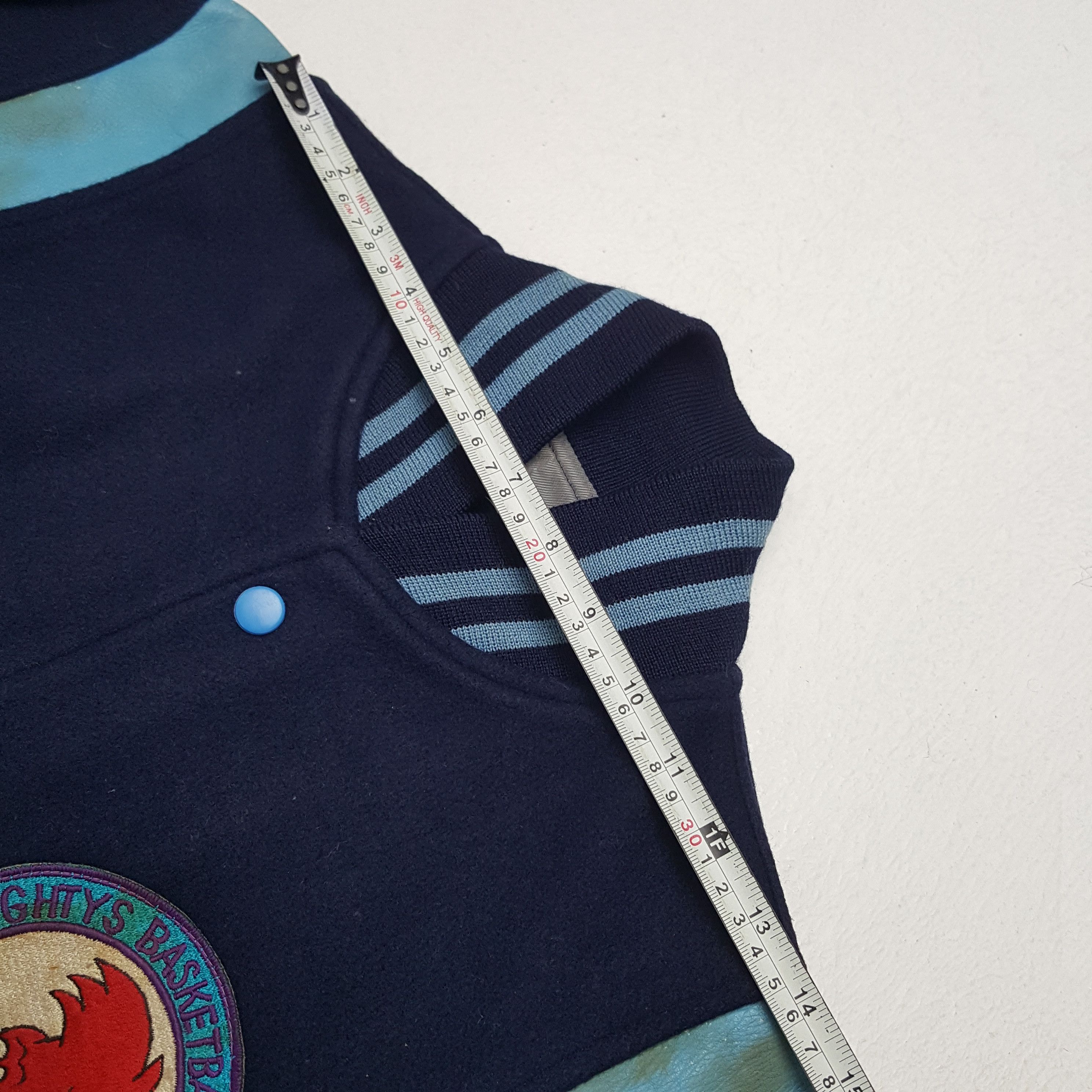 Vintage Vintage Eightys Basketball Team Sport Varsity Jacket Size US S / EU 44-46 / 1 - 11 Thumbnail