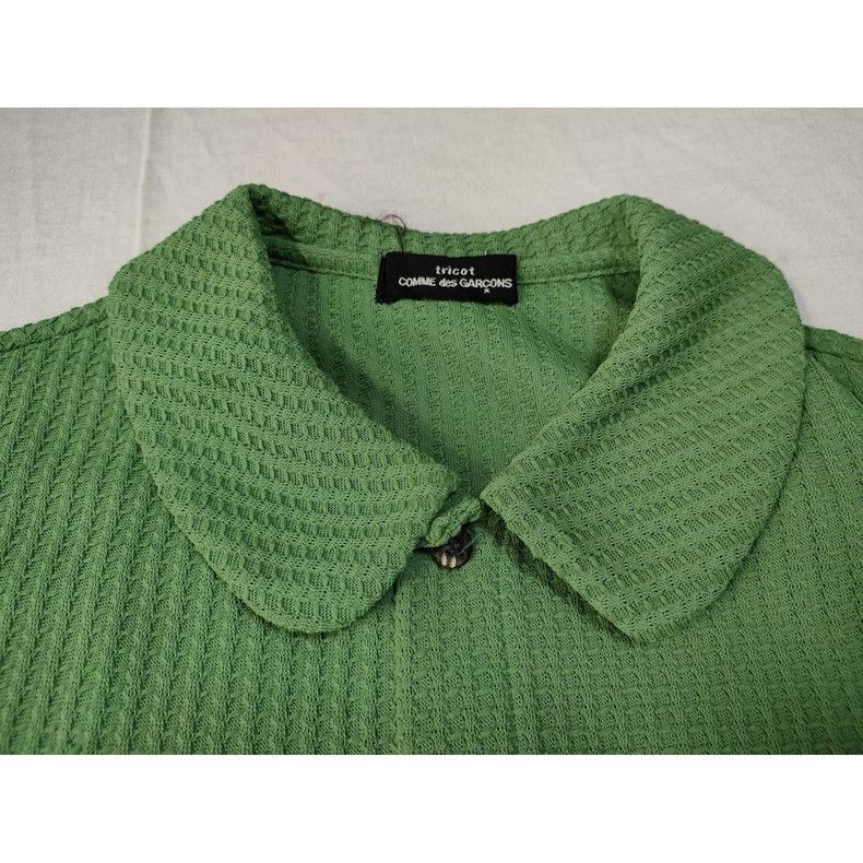 Comme des Garcons Comme Des Garcons Logo CDG crew neck, apple green top Size S / US 4 / IT 40 - 5 Thumbnail