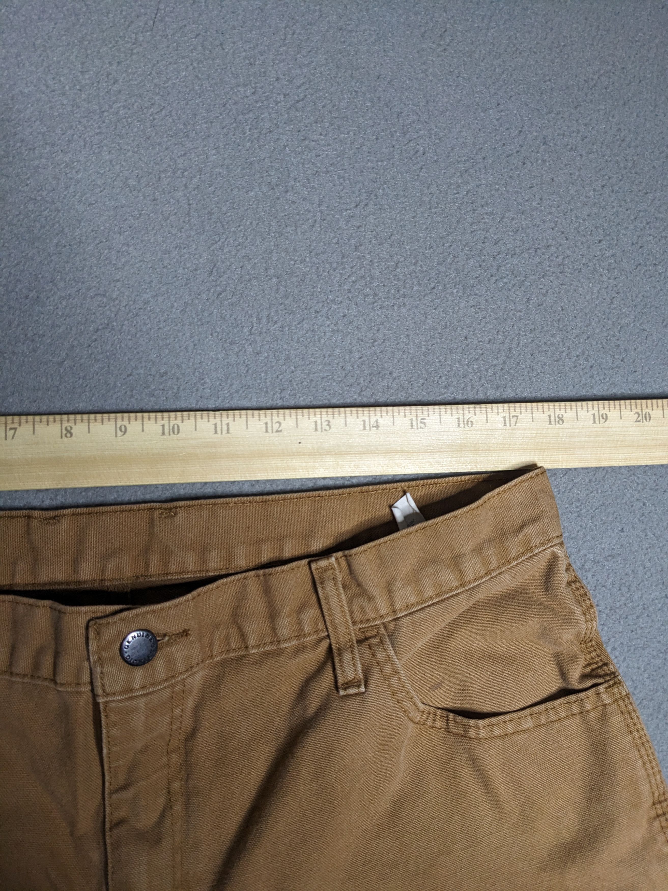 Dickies Dickies Carpenter Pants 35x30 Canvas Distressed Baggy Faded Size US 35 - 11 Thumbnail