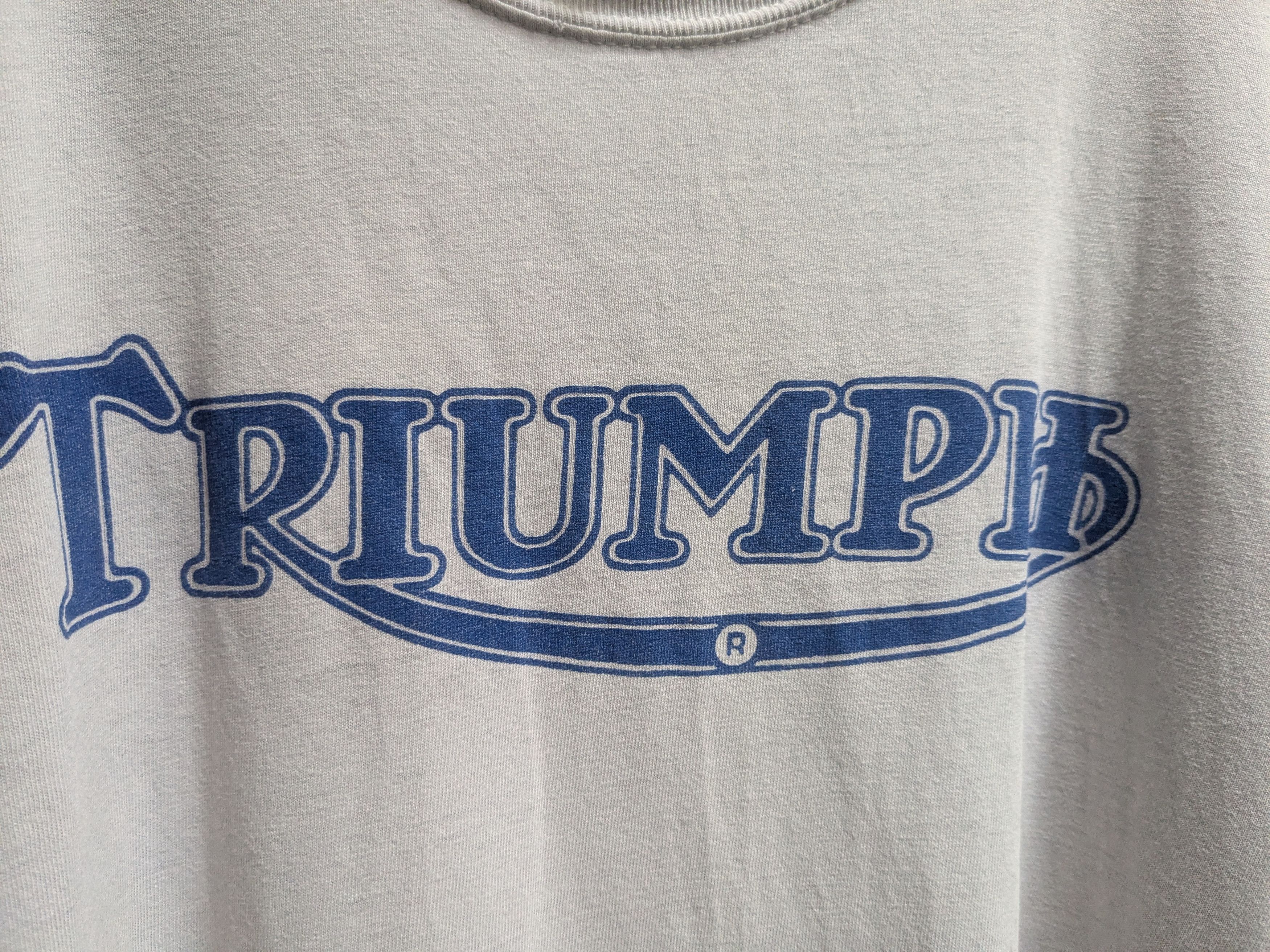 Vintage triumph motorcycle tshirt vintage Size US XL / EU 56 / 4 - 7 Thumbnail