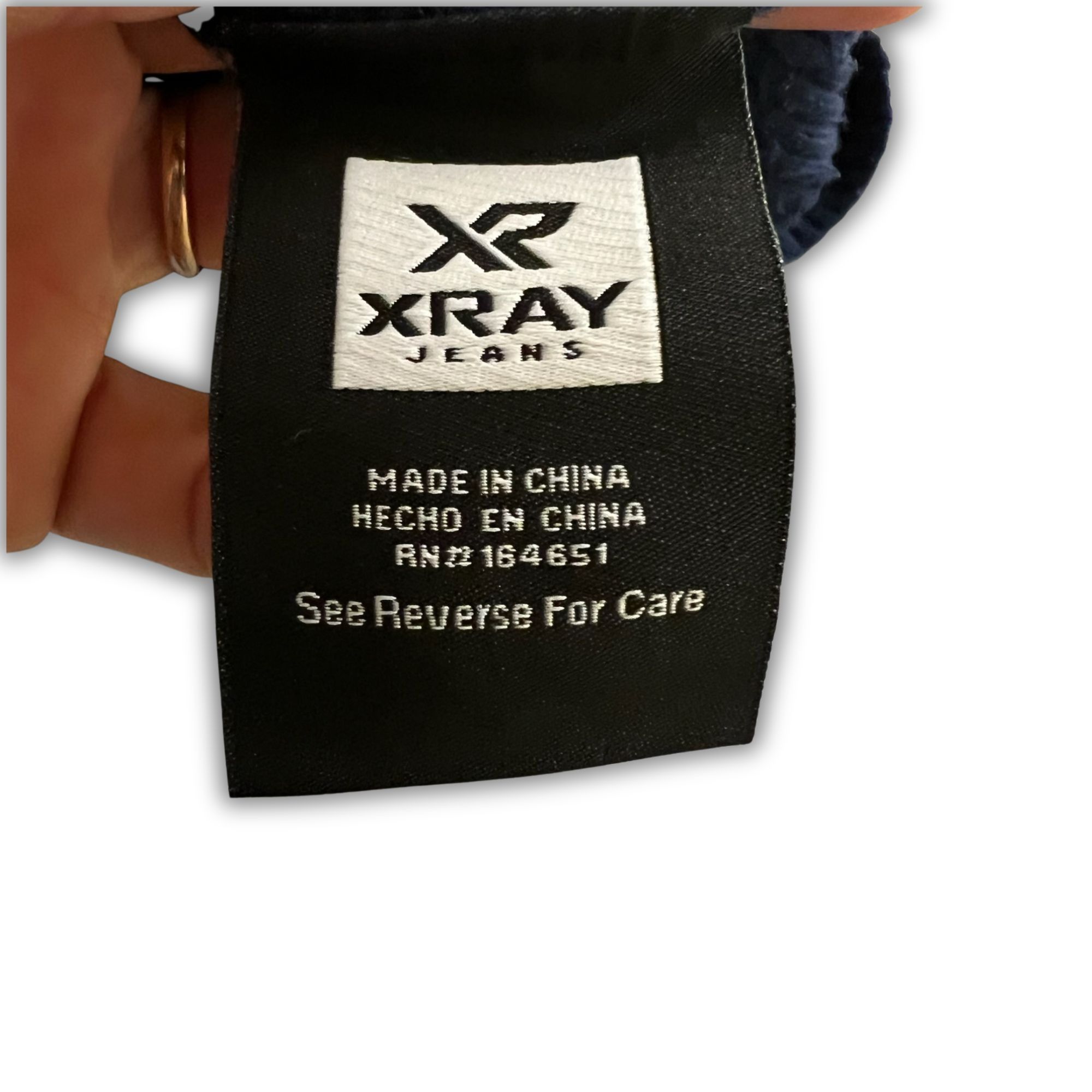 Other Xray Jeans Navy Slim-Fit Fine-Knit V-Neck Sweater L Premium Size US L / EU 52-54 / 3 - 5 Thumbnail