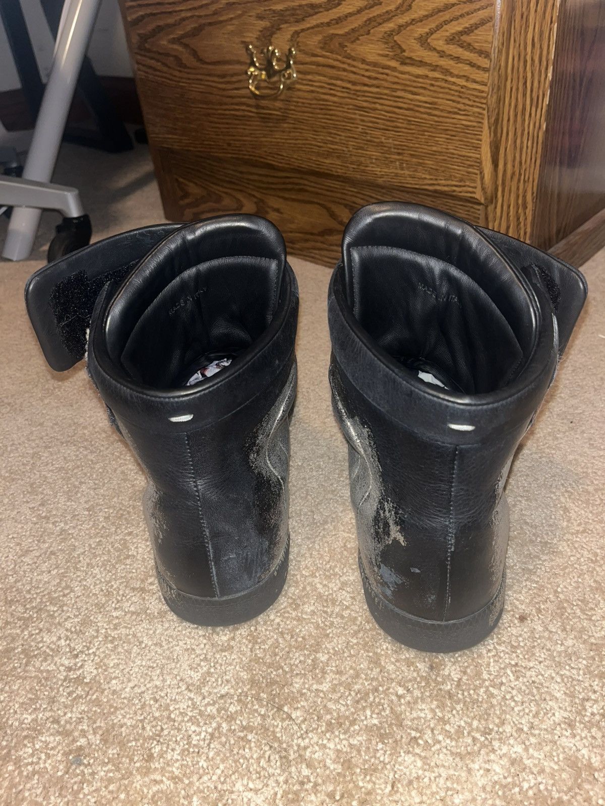 Maison Margiela Margiela Future Hi-Top black/silver glitter Size US 11 / EU 44 - 2 Thumbnail