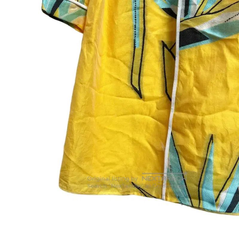 Fendi Fendi Yellow Cotton Blended Dress for Women . Size M / US 6-8 / IT 42-44 - 4 Thumbnail