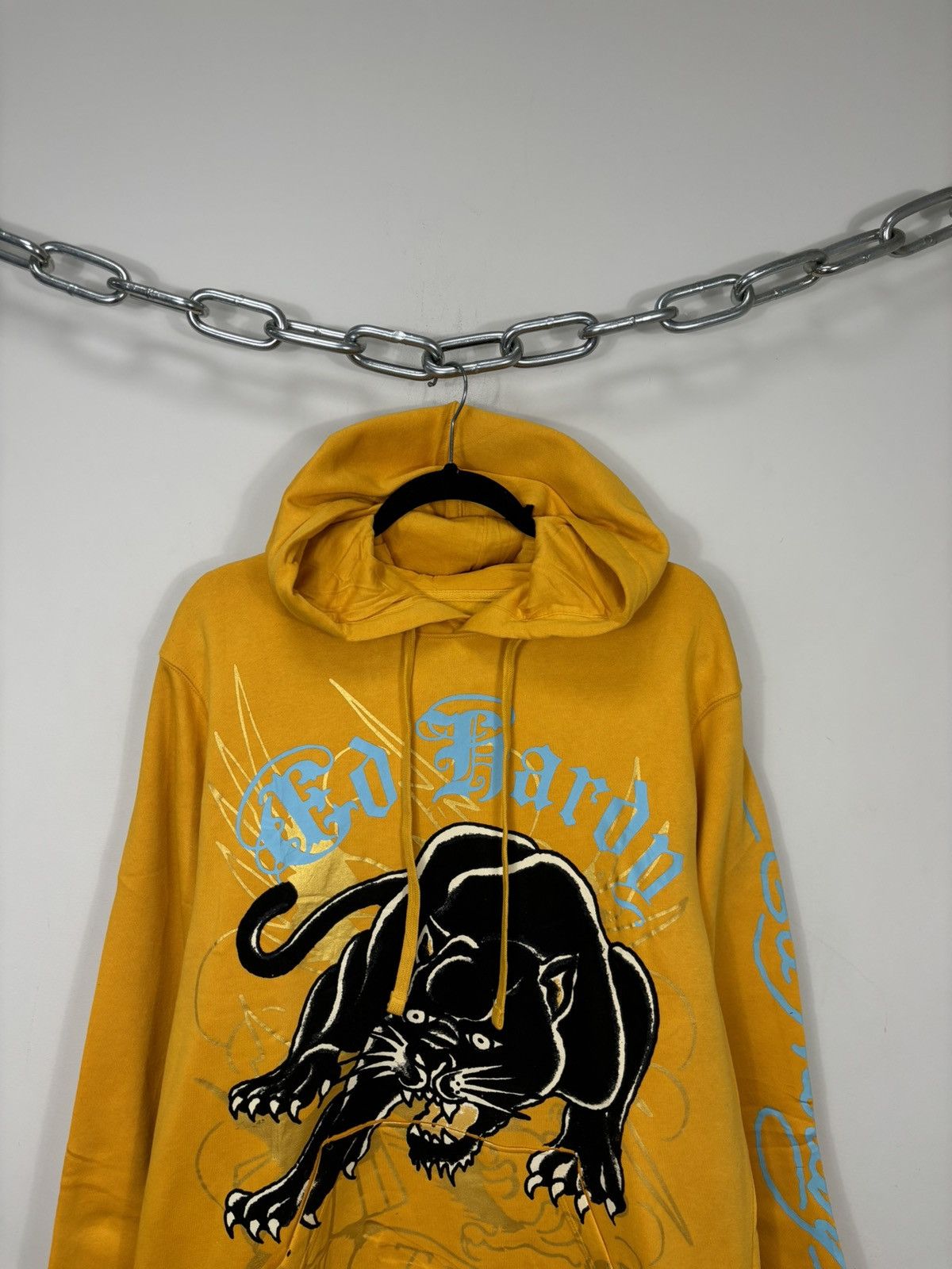 Christian Audigier Ed Hardy Black Panther Logo NEW Hype Y2K Hoodie Size US M / EU 48-50 / 2 - 3 Thumbnail