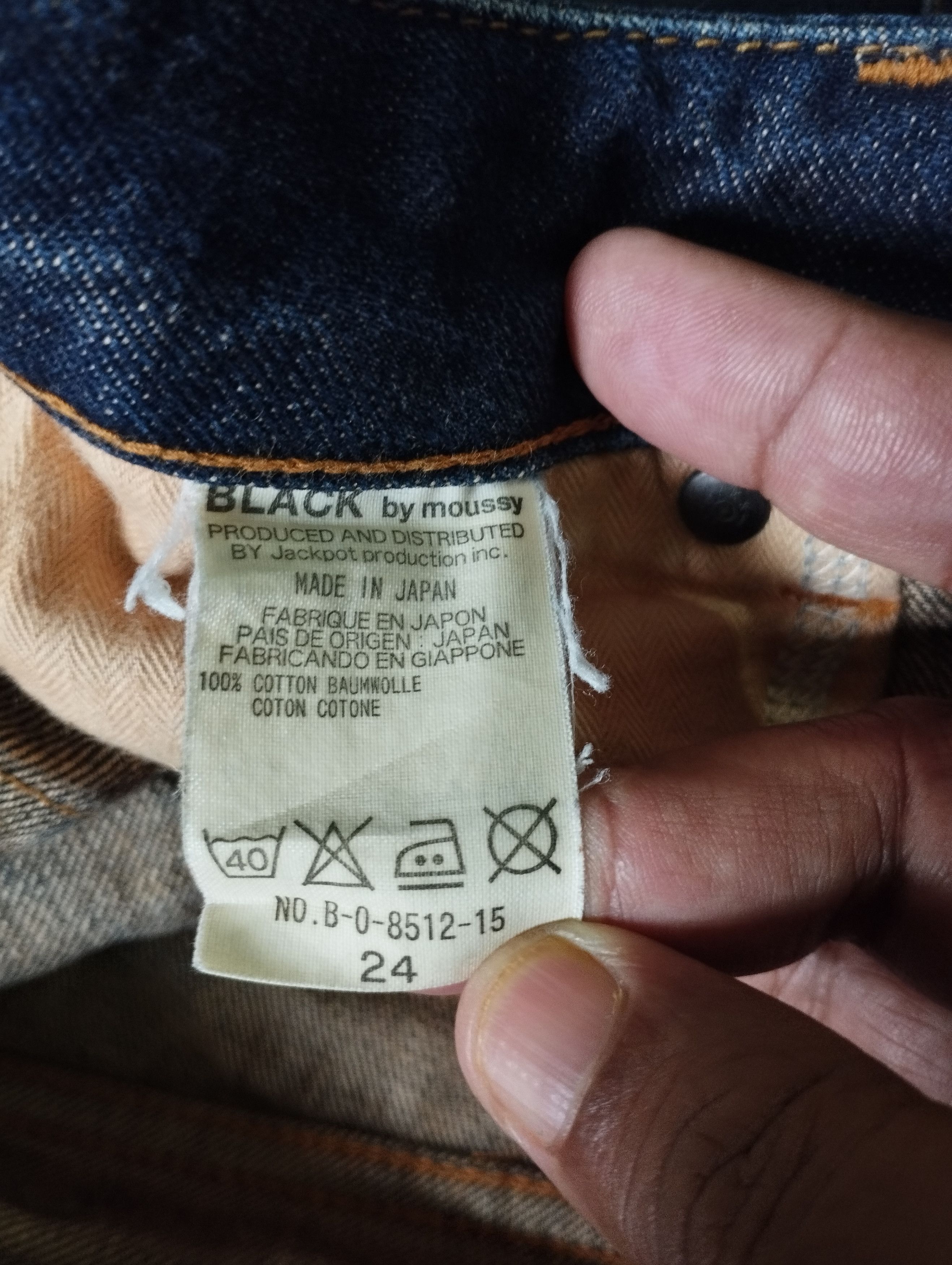 Tornado Mart Flare Jeans Made In Jpan Mud Rusty Black By Moussy Bootcut Size 24" / US 00 / IT 34 - 10 Thumbnail