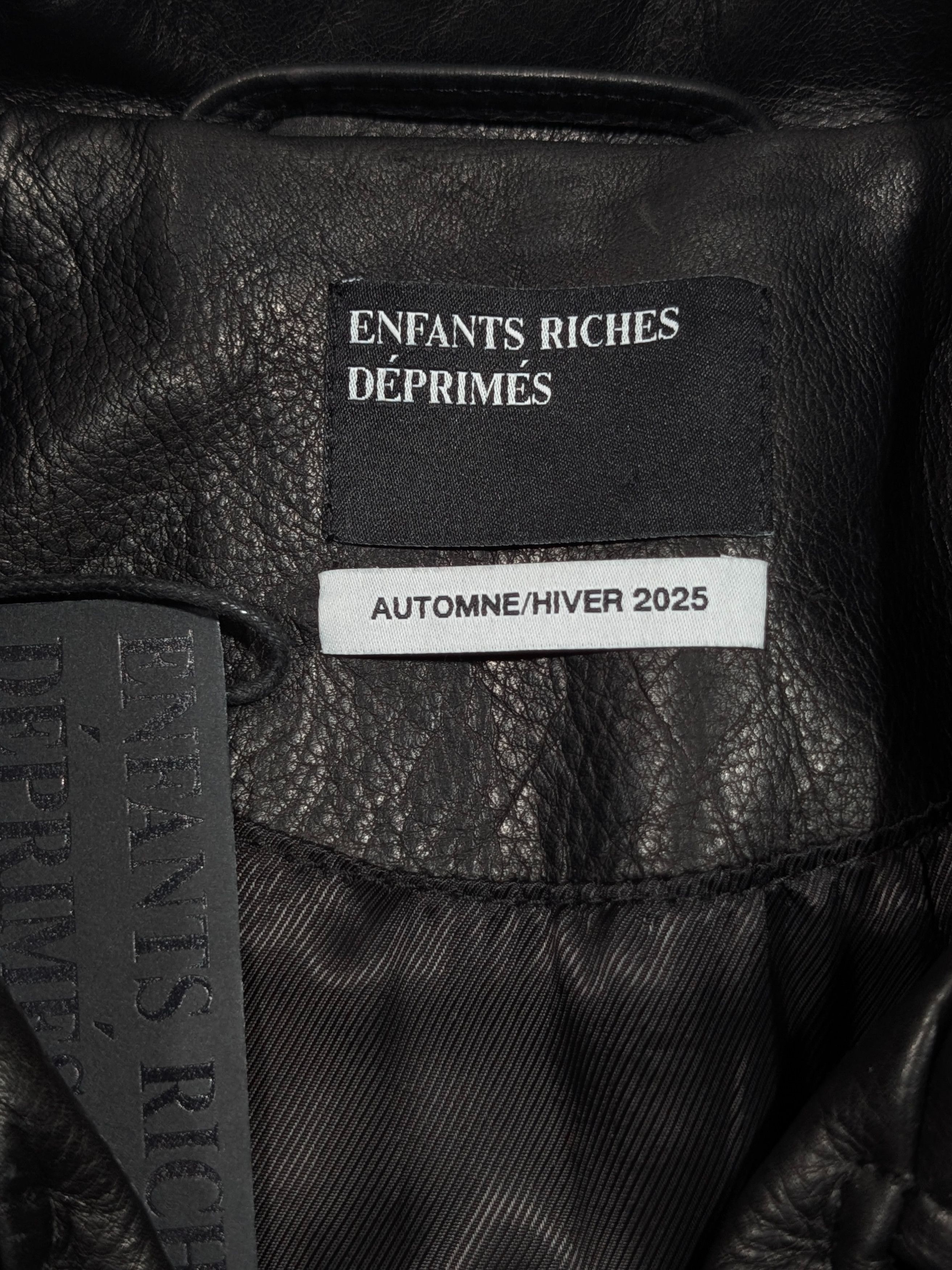 Enfants Riches Deprimes 2025 Exclusive Leather Chess Biker Jacket Size US M / EU 48-50 / 2 - 7 Thumbnail