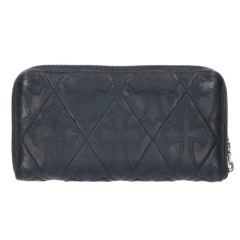 Chrome Hearts Chrome Hearts cemetery cross leather patch wallet Size ONE SIZE - 2 Thumbnail