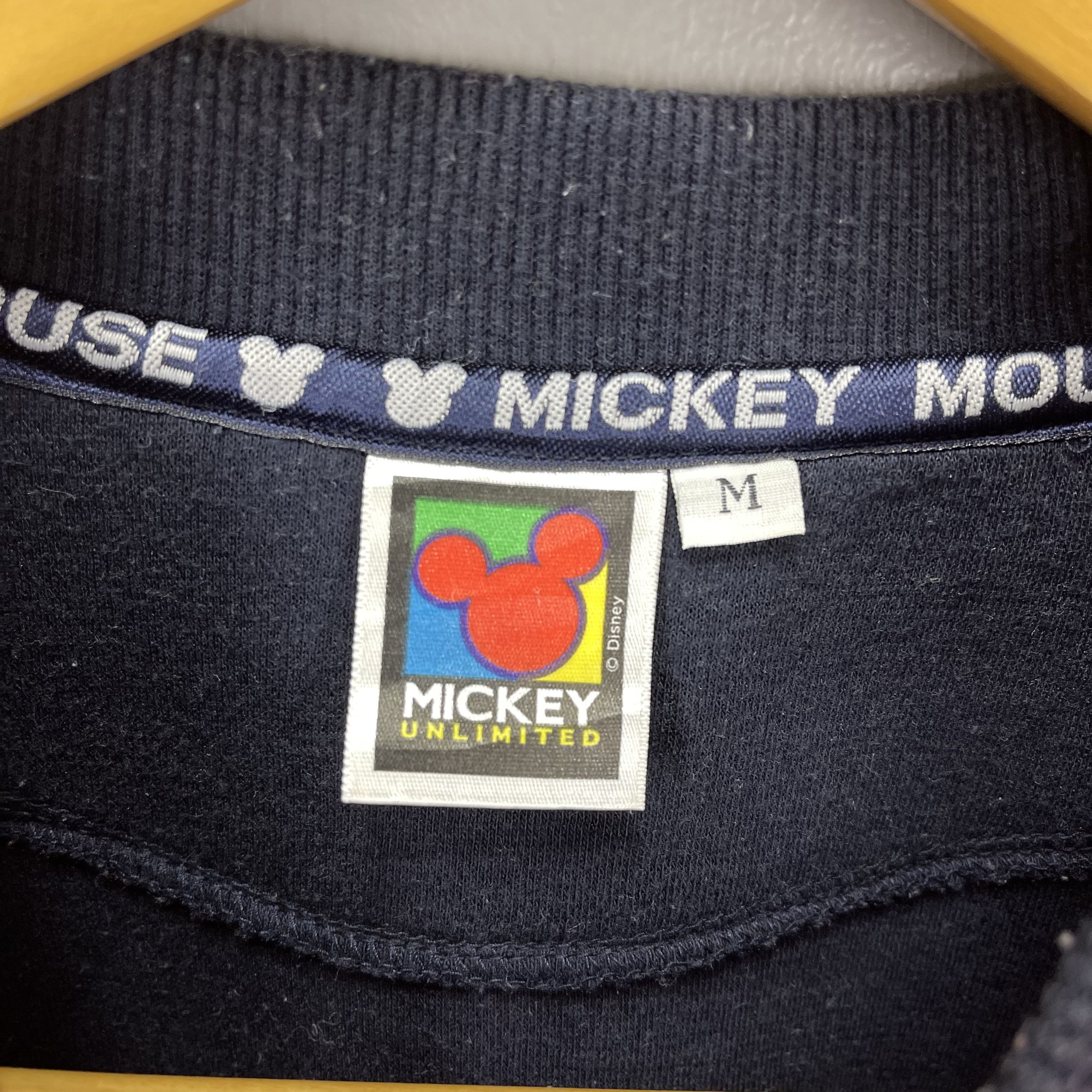Disney Vintage MICKEY MOUSE Nice Design Sweatshirt #1995/13 Size US M / EU 48-50 / 2 - 8 Thumbnail