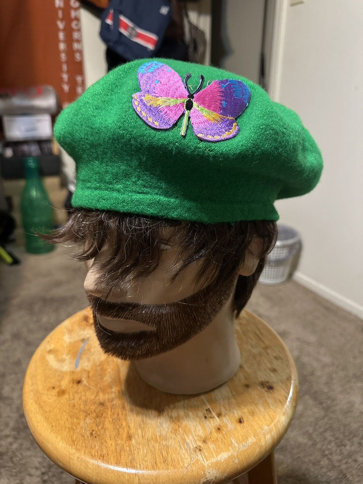 Epoch Vintage Epoch green butterfly “triple green” hat 00s Size ONE SIZE - 6 Thumbnail