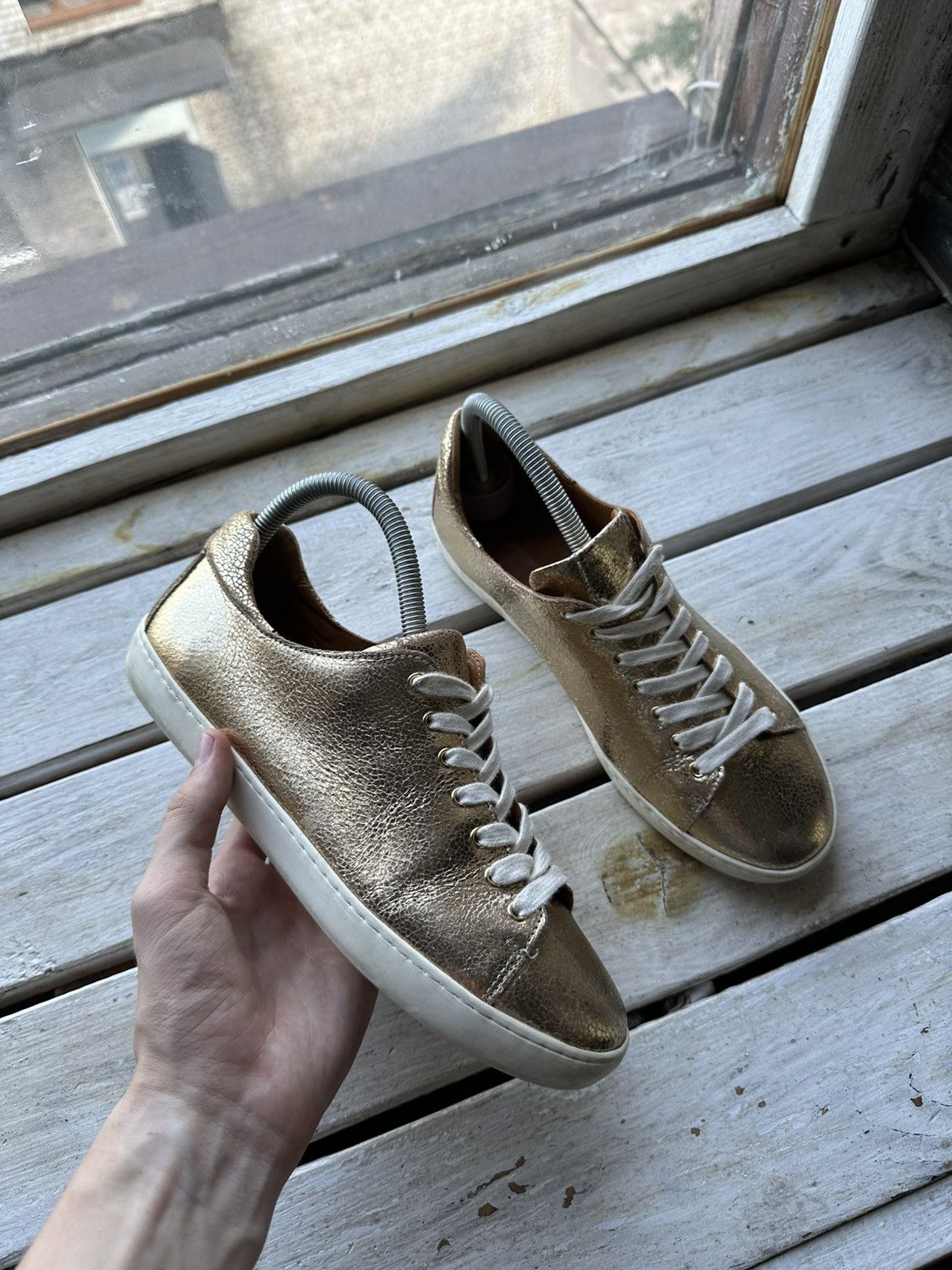 Sezane 🚨SEZANE SOULIERS Classic Low Sneakers luxury rare Size US 9 / IT 39 - 1 Thumbnail