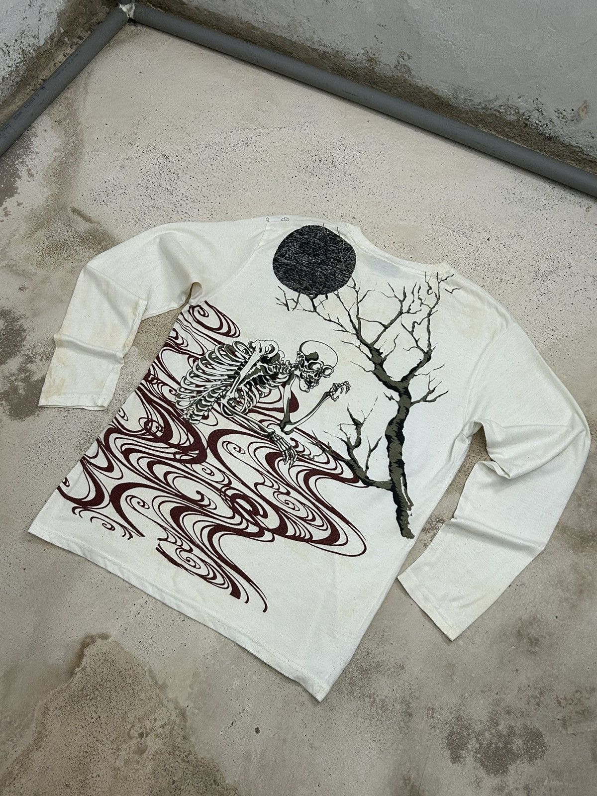 20471120 × If Six Was Nine × Japanese Brand Sukajan Japan Bullet Noise Art Religion Cranial Skulls Size US M / EU 48-50 / 2 - 3 Thumbnail