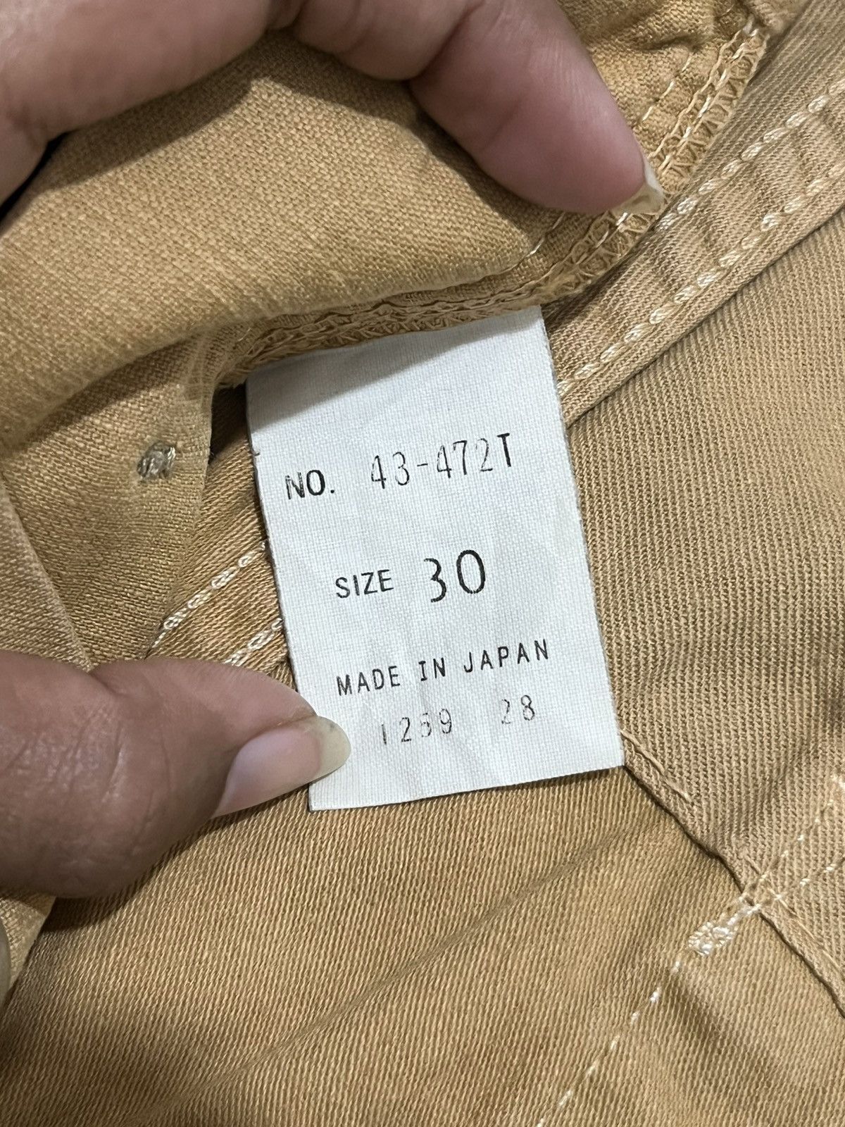 Other Spellbound Domingo Japan Utility Cargo Workwear Pants Beige Size US 30 / EU 46 - 13 Thumbnail