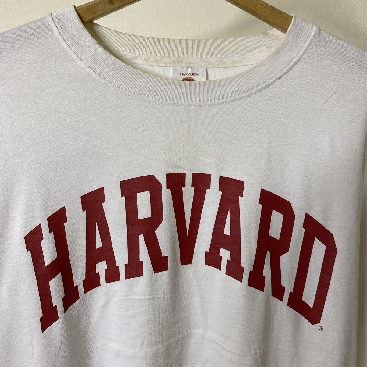 GU GU x Harvard University Spell Out LS T Shirt Size US XL / EU 56 / 4 - 2 Thumbnail