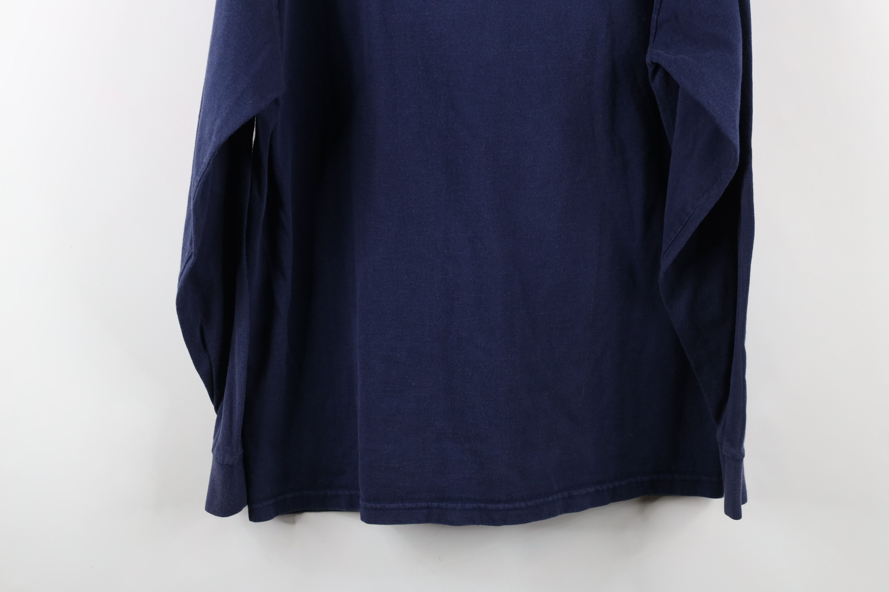 Vintage Vintage 90s University of North Carolina Mock Neck T-Shirt Size US M / EU 48-50 / 2 - 13 Thumbnail