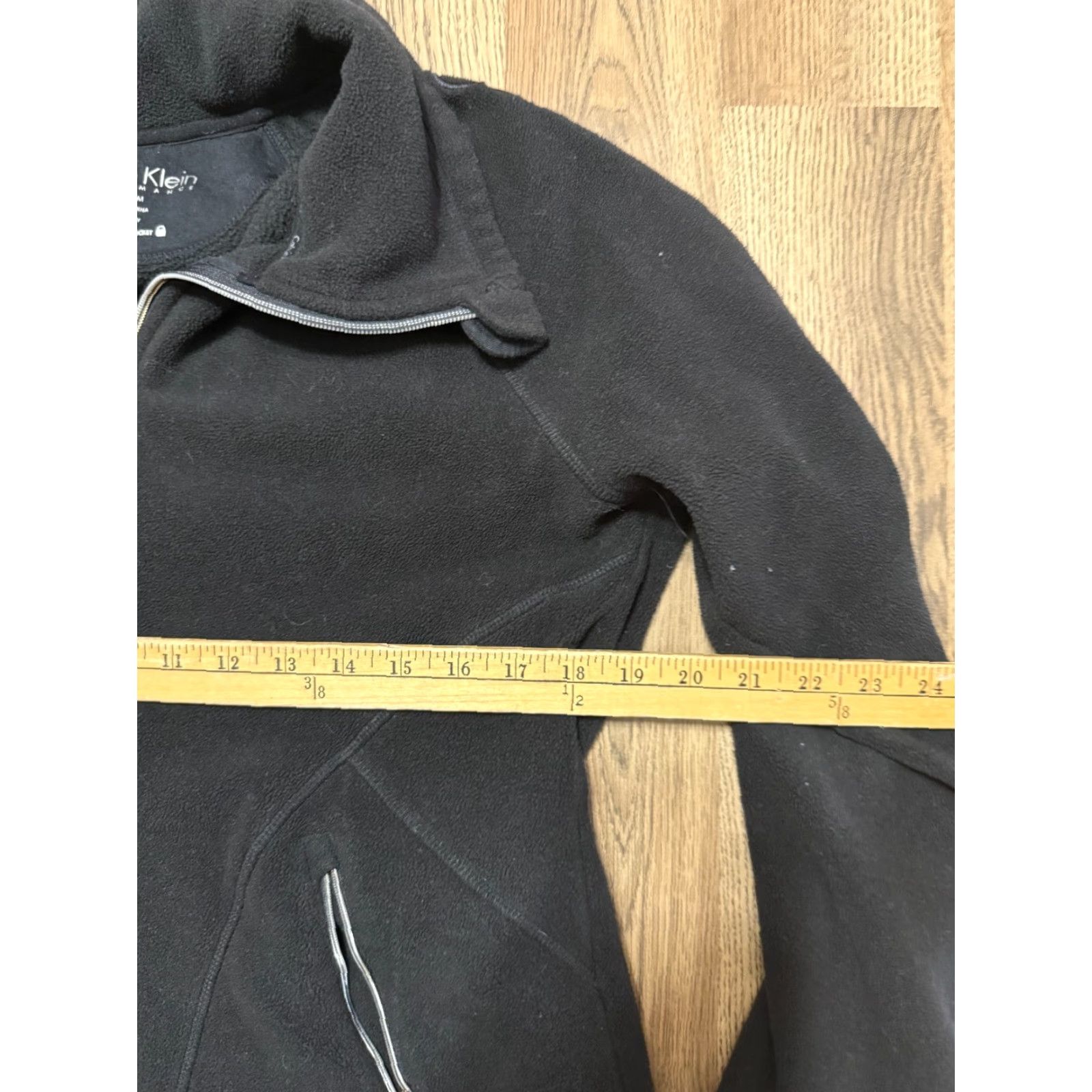 Calvin Klein Calvin Klein Performance Sweatshirt Womens Size M Black Full Zip Fleece Logo Modern Casual Activewear Size M / US 6-8 / IT 42-44 - 6 Thumbnail