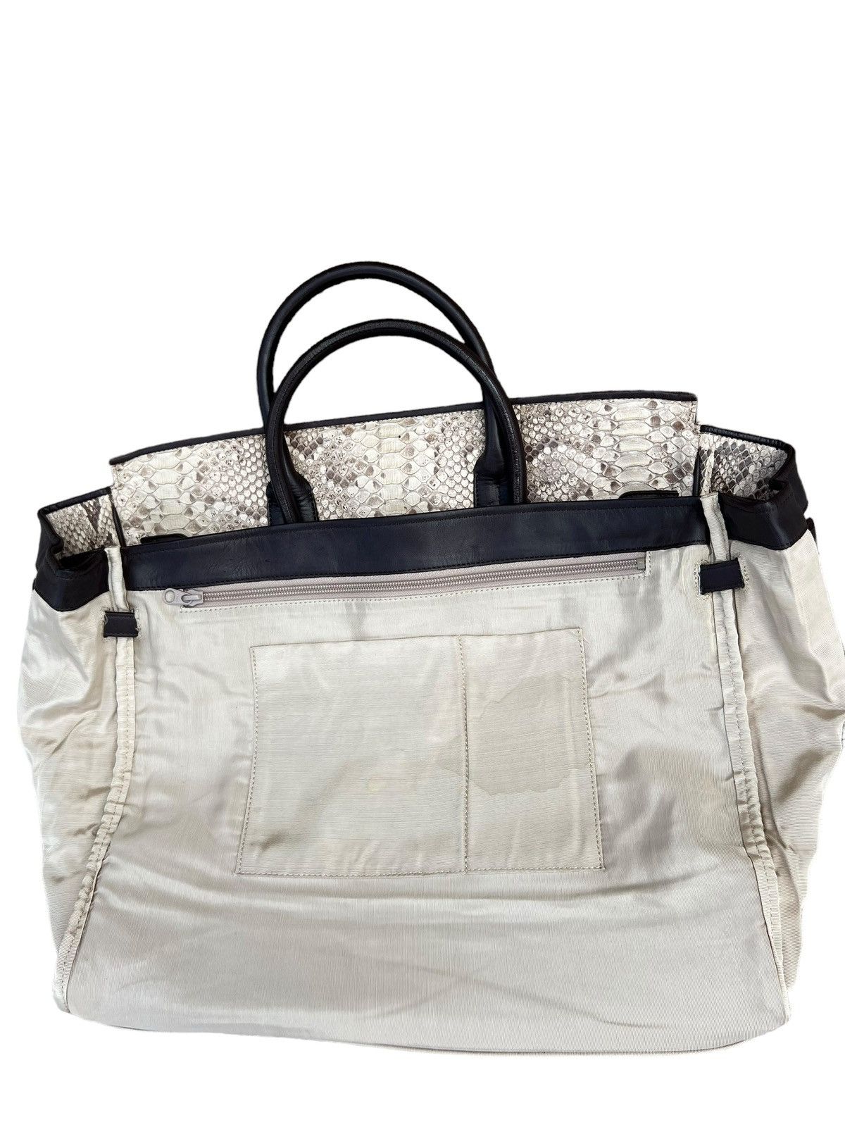 Leather Vin Don Japan Snake Skin Leather Birkin Bag Size ONE SIZE - 18 Thumbnail