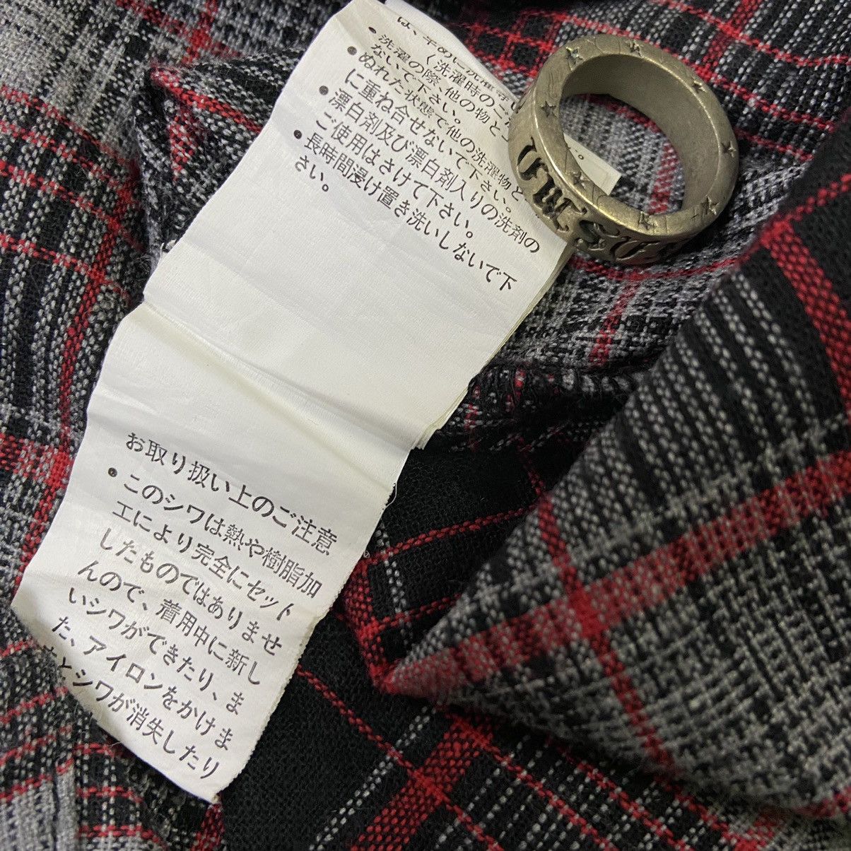 In The Attic 2000s In The Attic Plaid Patchwork Military Punk Shirt Size US XL / EU 56 / 4 - 7 Thumbnail