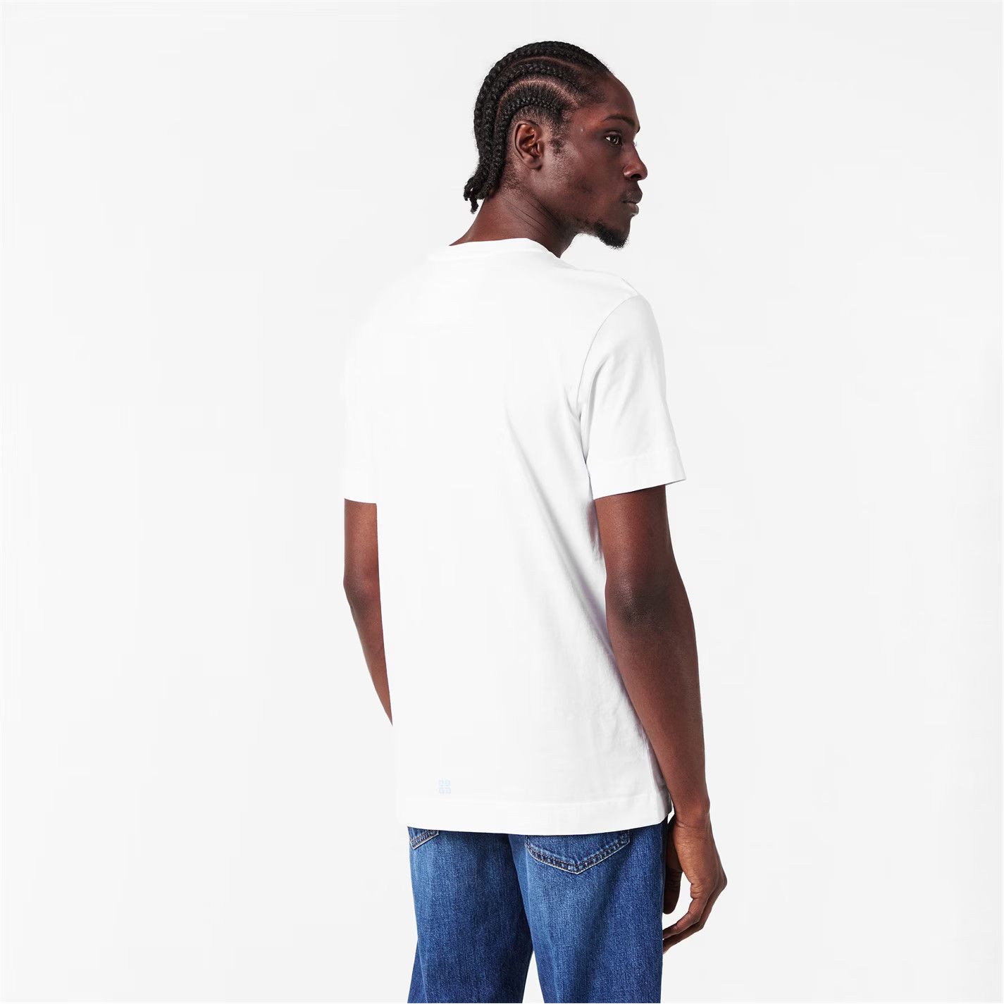 Givenchy o1g2r1mq0426 4G Emblem T-Shirt in White Size US M / EU 48-50 / 2 - 3 Thumbnail