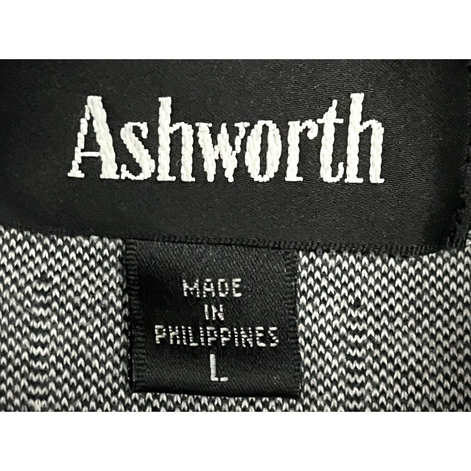 Vintage Ashworth Men’s Polo Shirt in Gray/Black Size L Size US L / EU 52-54 / 3 - 5 Thumbnail