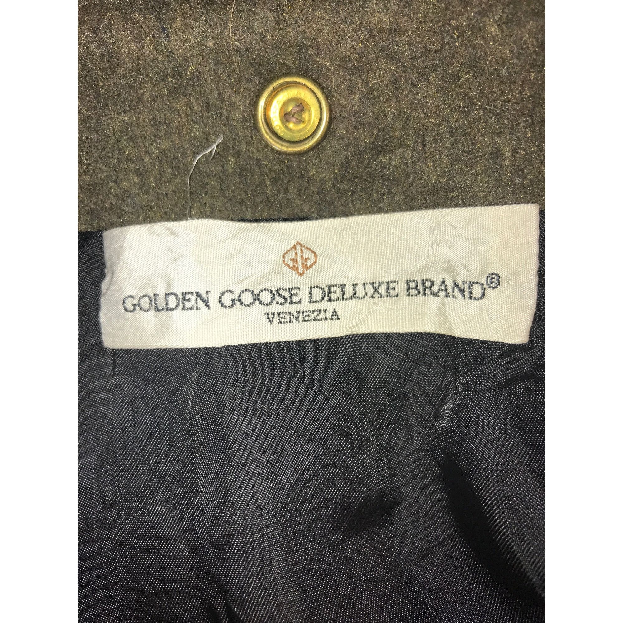Golden Goose Golden Goose Deluxe Women's Green Double Breasted Pea Coat Size L / US 10 / IT 46 - 3 Thumbnail