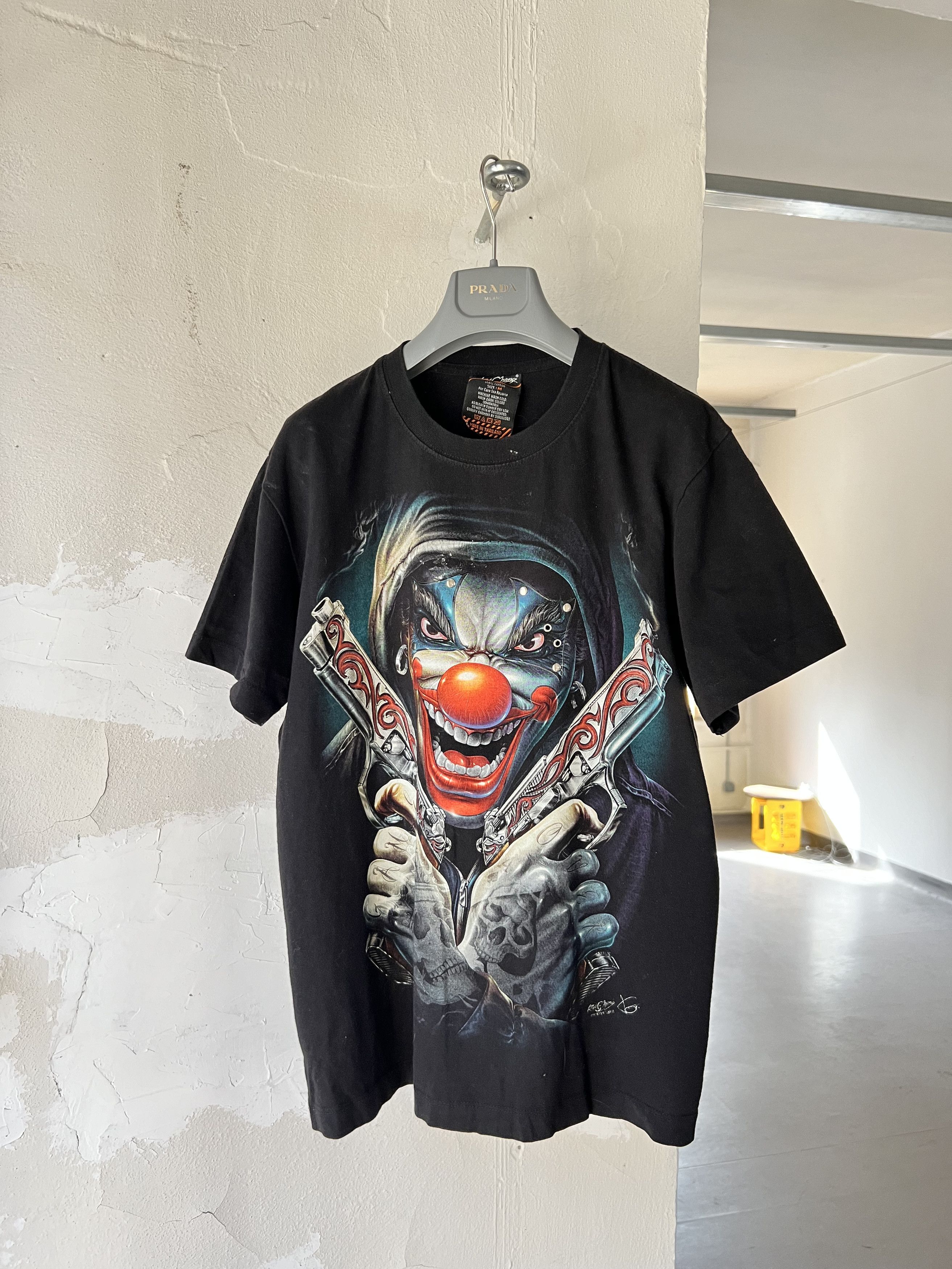 Unsound Rags Clown Gun Pay Day Vintage Death Tee y2k Size US M / EU 48-50 / 2 - 1 Thumbnail