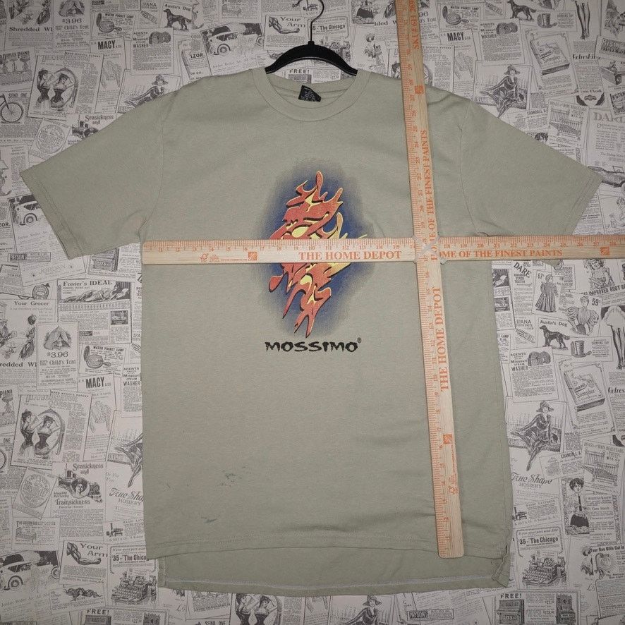 Mossimo Large - Vintage Y2K MOSSIMO flame tribal skate surf t-shirt Size US L / EU 52-54 / 3 - 4 Thumbnail