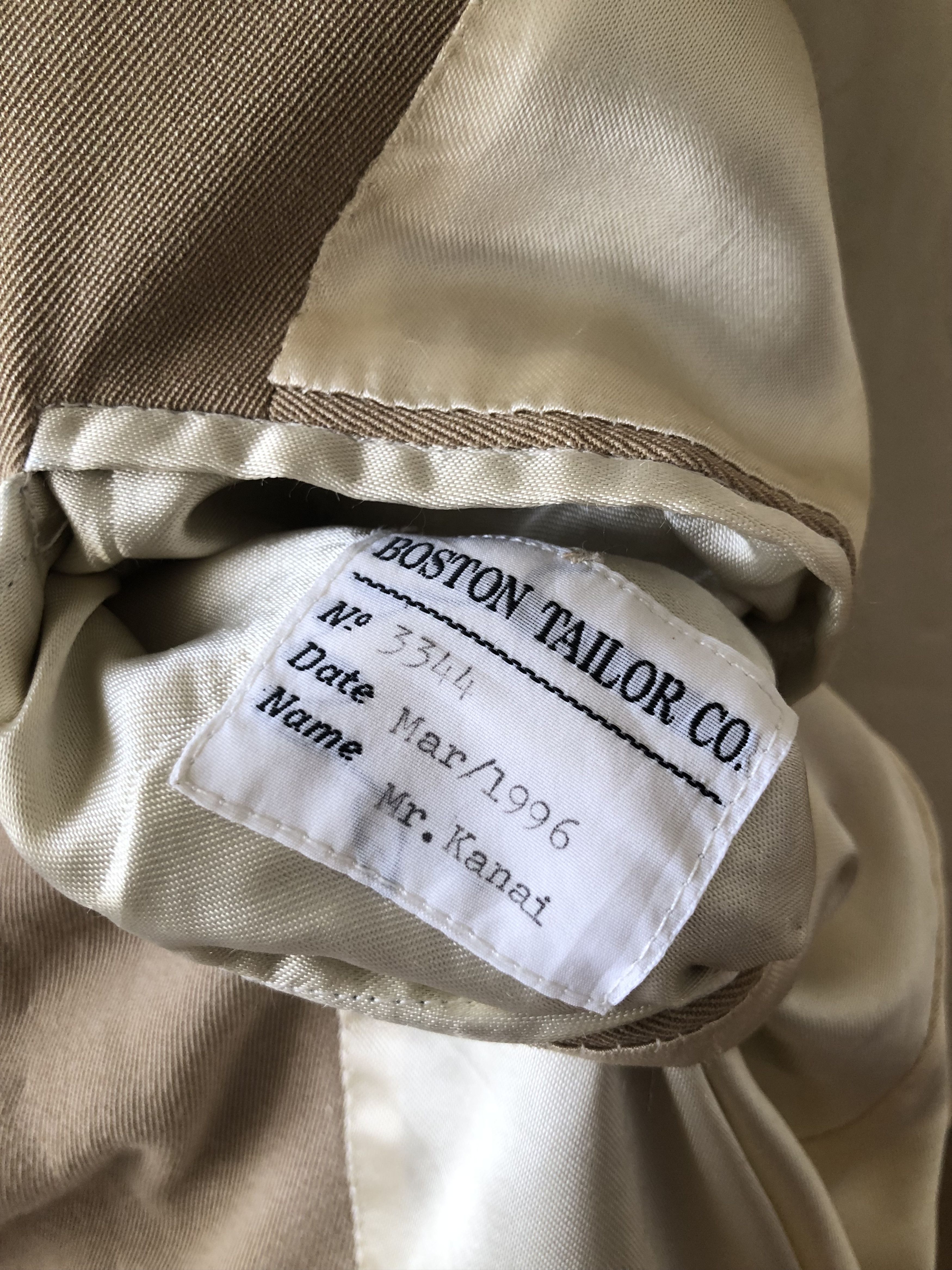 Loro Piana VINTAGE 1996 LORO PIANA BOSTON TAILOR MADE ‘M. KANAI’ Size US S / EU 44-46 / 1 - 11 Thumbnail