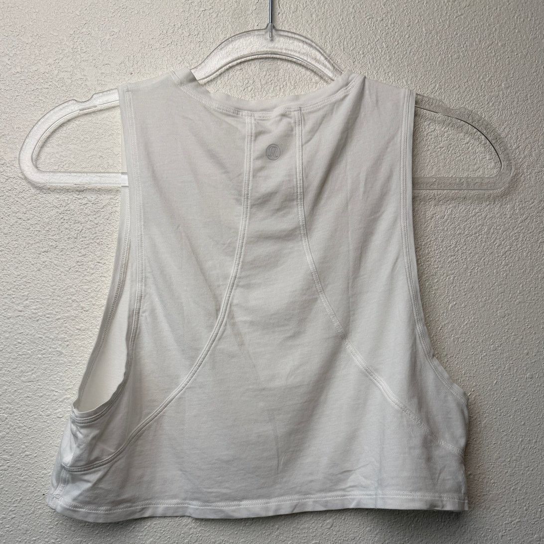 Lululemon Lululemon Muscle Love Crop Tank White Women 4 Size S / US 4 / IT 40 - 5 Thumbnail