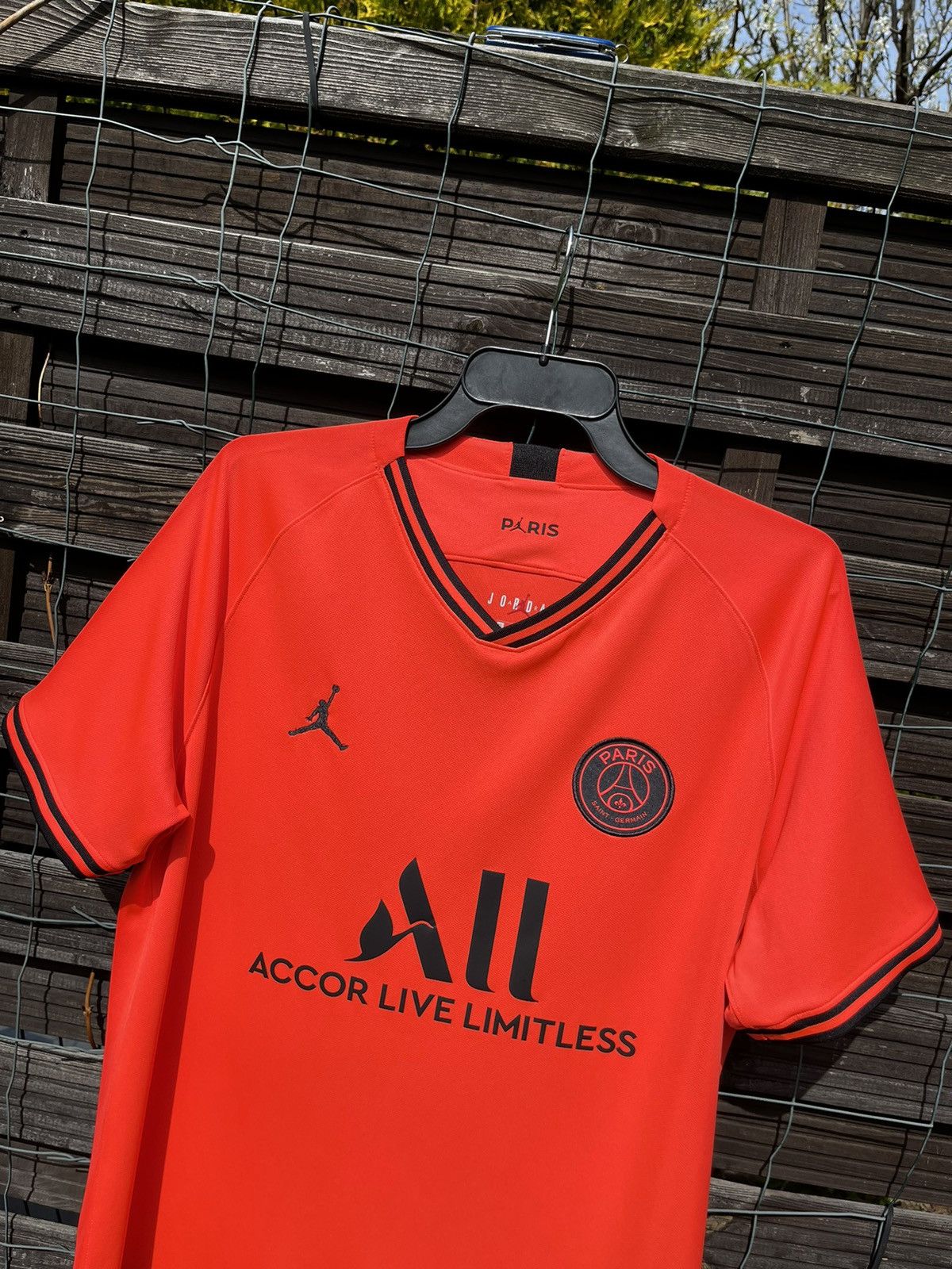 Jordan Brand × Nike 🔥 PSG PARIS SAINT GERMAIN 2019 2020 NIKE AWAY SOCCER JERSEY Size US XL / EU 56 / 4 - 9 Thumbnail