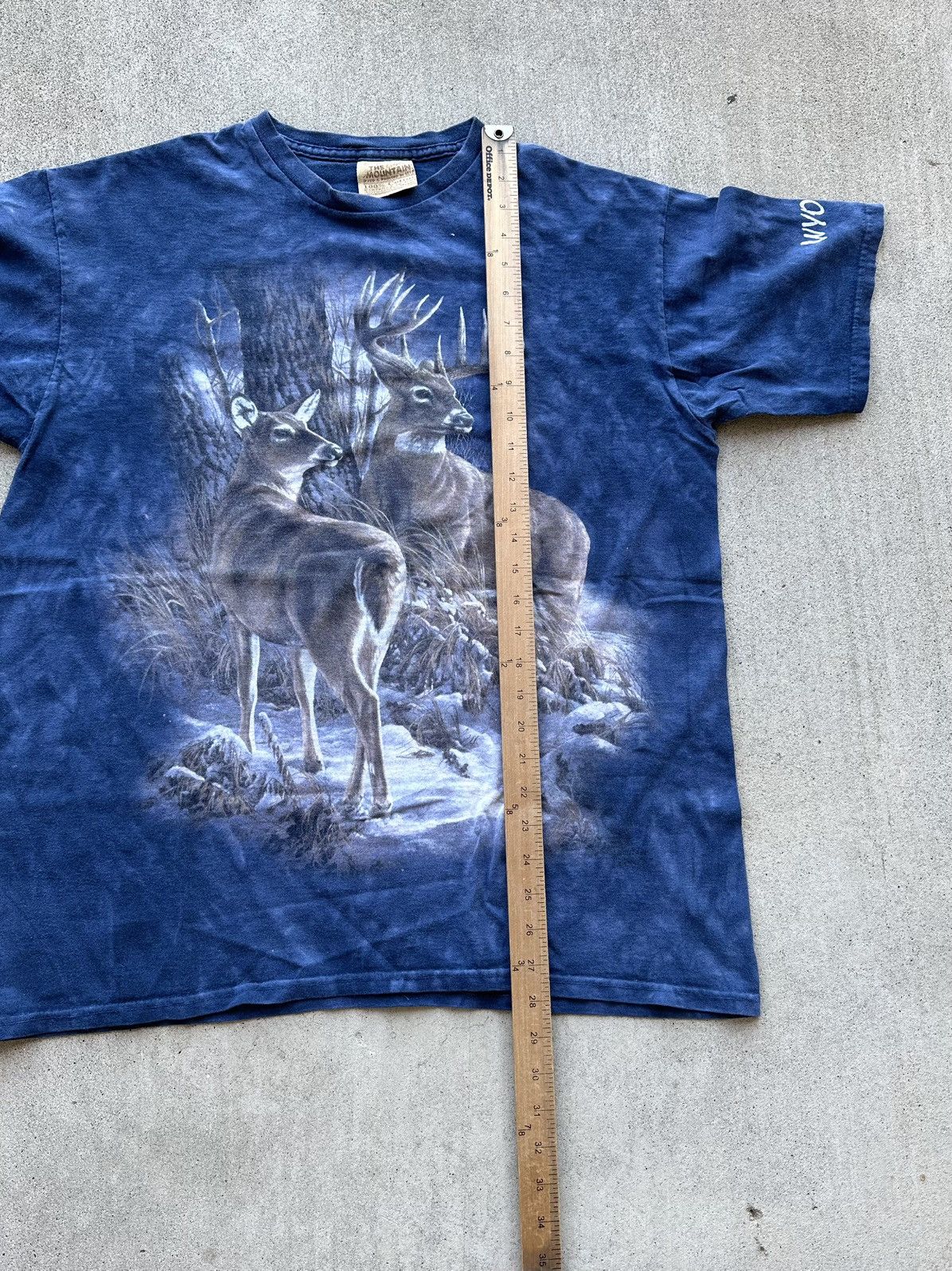 The Mountain × Vintage Vintage The Mountain Tee Shirt Animal Deer 90s Large Size US L / EU 52-54 / 3 - 6 Thumbnail