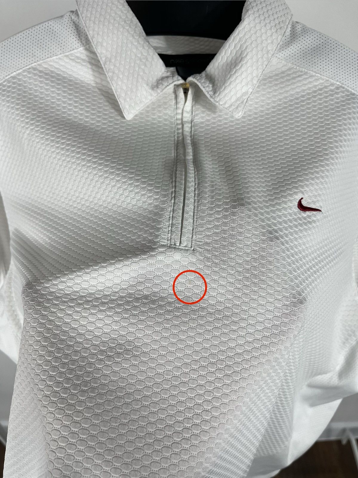 Nike Nike Sphere White Tennis Zip Polo Shirt Size L Size US L / EU 52-54 / 3 - 5 Thumbnail