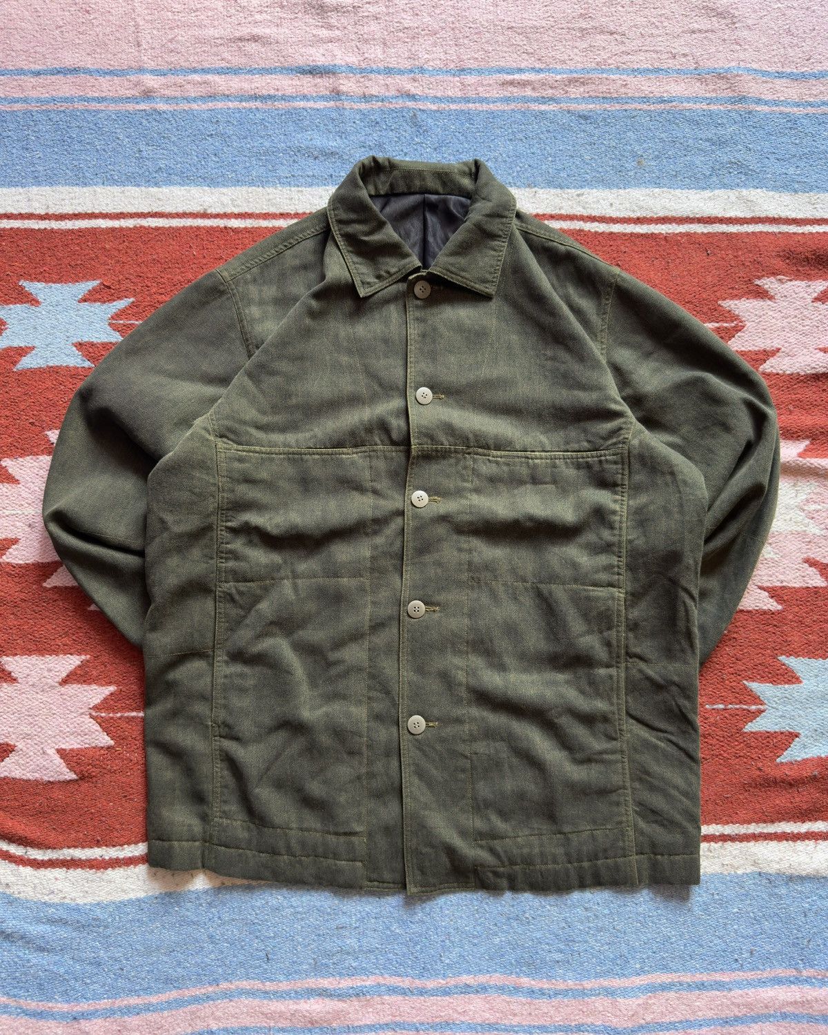 Jean Paul Gaultier × Vintage Vintage 1990s Jean Paul Gaultier Chore Jacket Size US L / EU 52-54 / 3 - 1 Thumbnail