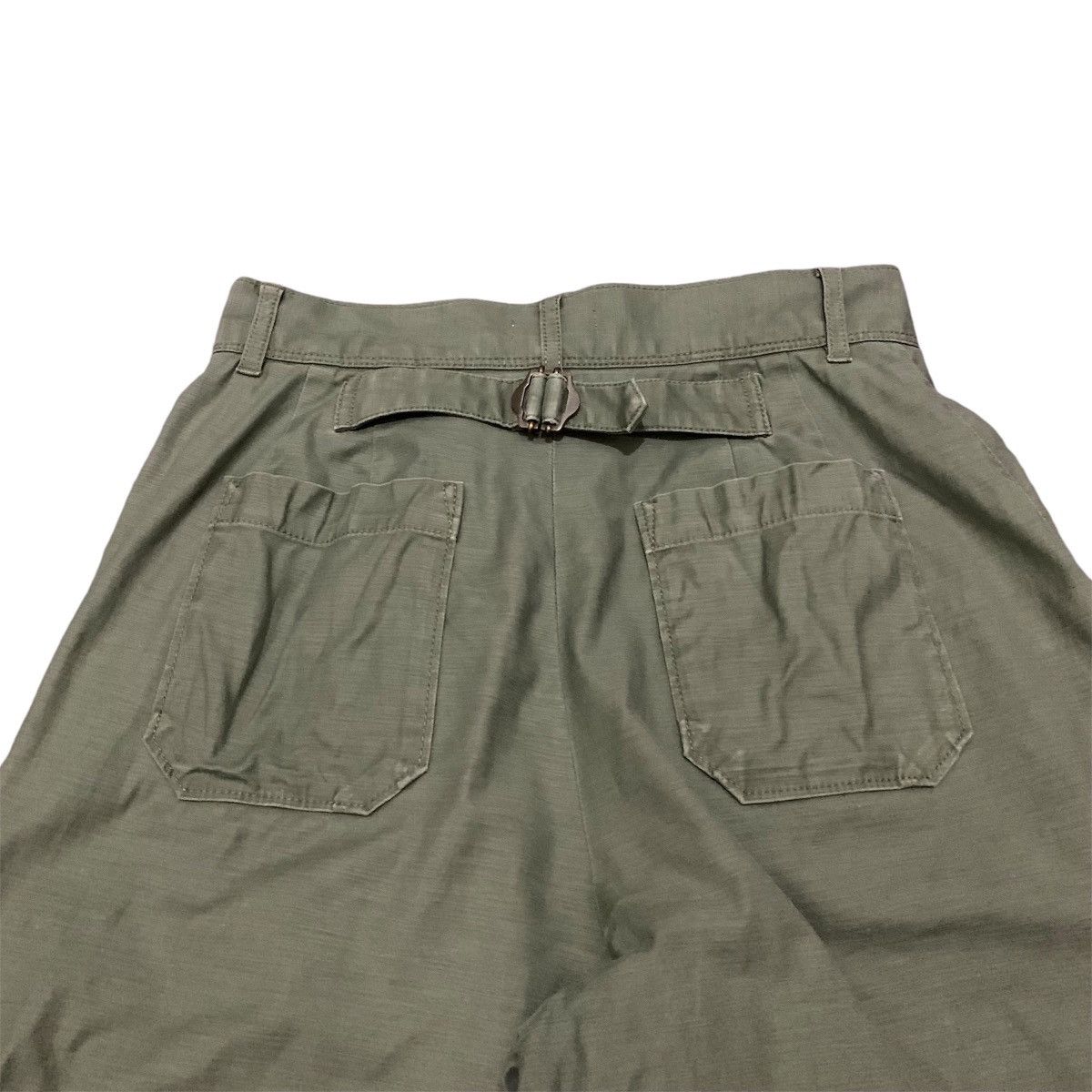 Issey Miyake × Japanese Brand Issey Miyake Plantation Fatigue Wide aleg Pants Size US 27 - 6 Thumbnail