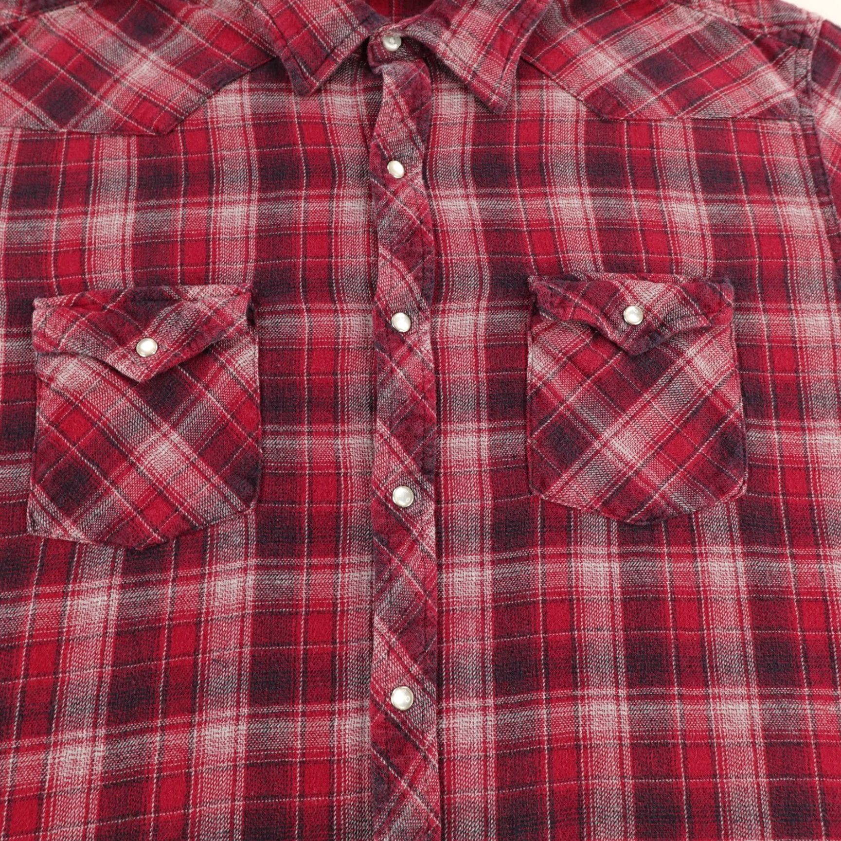 Wrangler VINTAGE Wrangler Shirt Mens 2XL Red Plaid Flannel Pearl Snap Western Rodeo Wrangler Shirt 2XL Red Plaid Flannel Pearl Snap Cowboy Western Mens Size US XXL / EU 58 / 5 - 3 Thumbnail