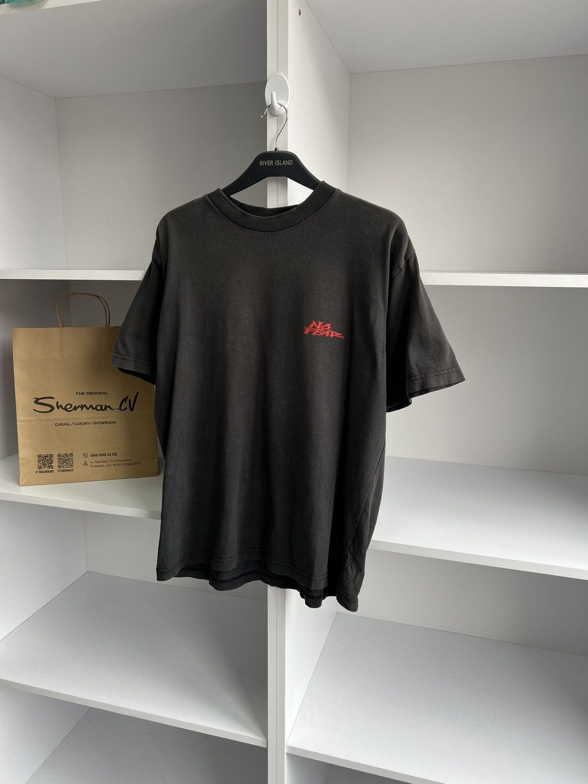 No Fear × Vintage Vintage No Fear Big Logo Faded T-Shirt Size US M / EU 48-50 / 2 - 5 Thumbnail