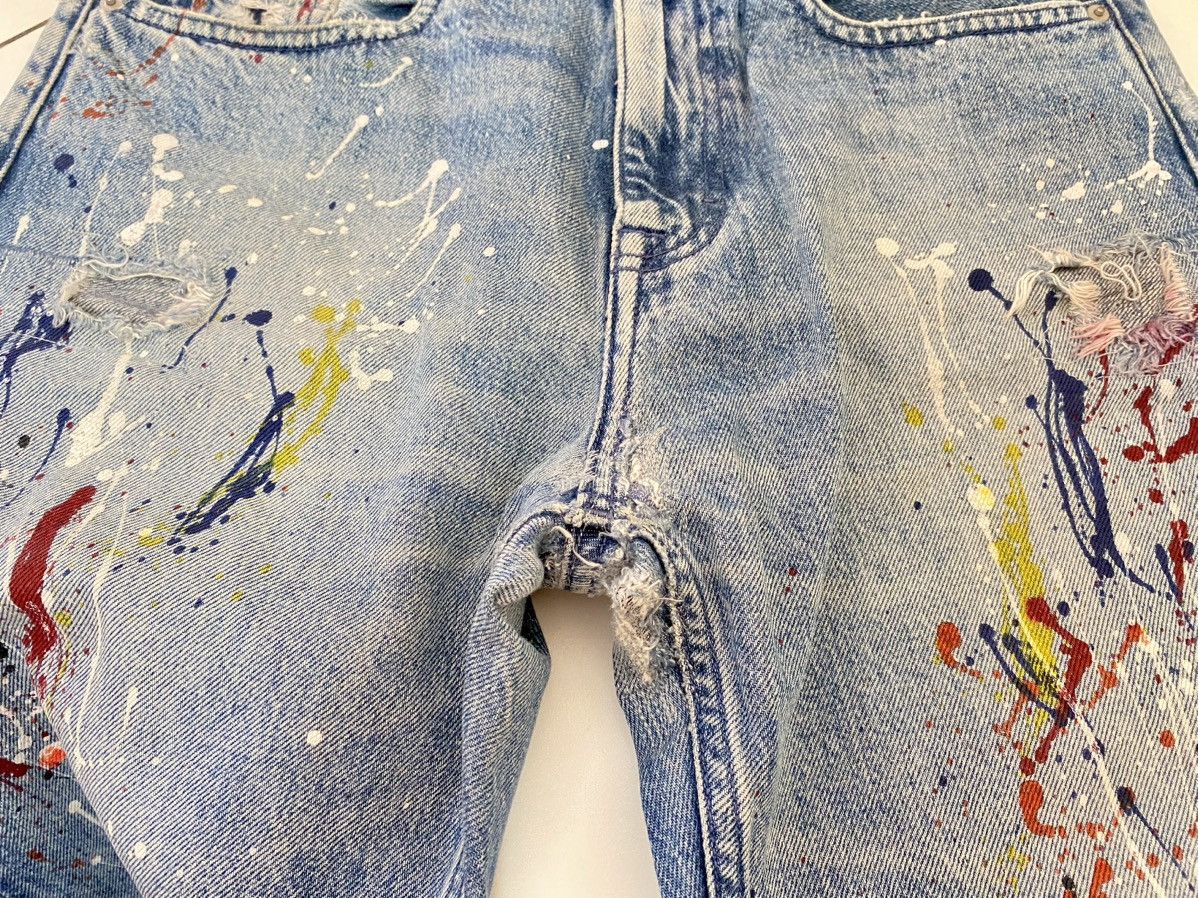 Calvin Klein CK high straight Paint-Splatter Jeans Size US 33 - 5 Thumbnail