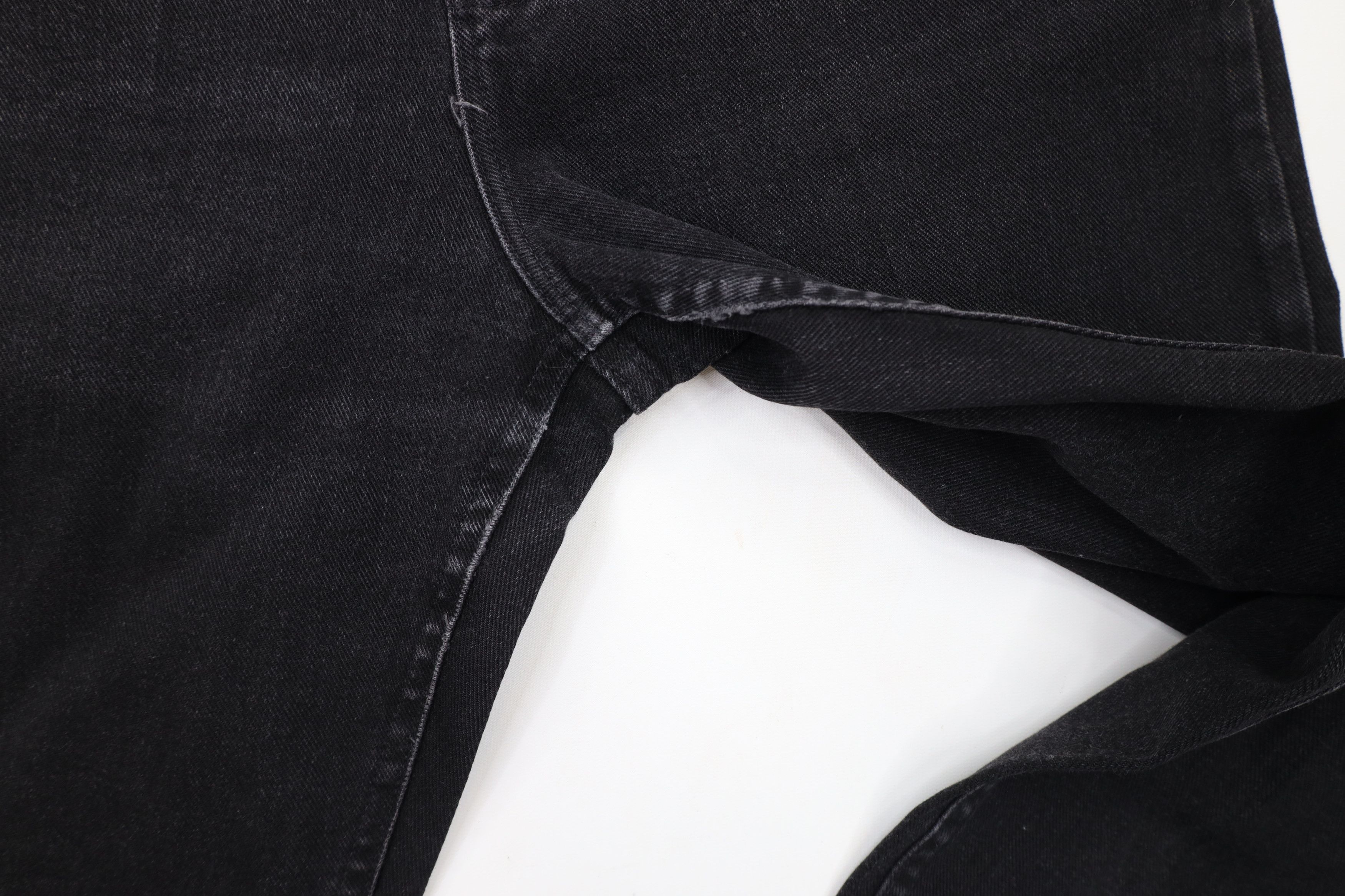 Lee × Vintage Vintage 90s Lee High Waist Tapered Leg Denim Jeans Black Size 36" / US 14 / IT 50 - 5 Thumbnail