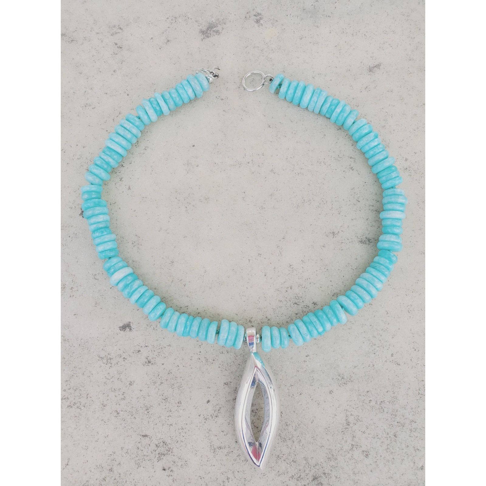 Jewelry Simon Sebbag Designs Amazonite Necklace 925 Sterling Silver Size ONE SIZE - 8 Thumbnail