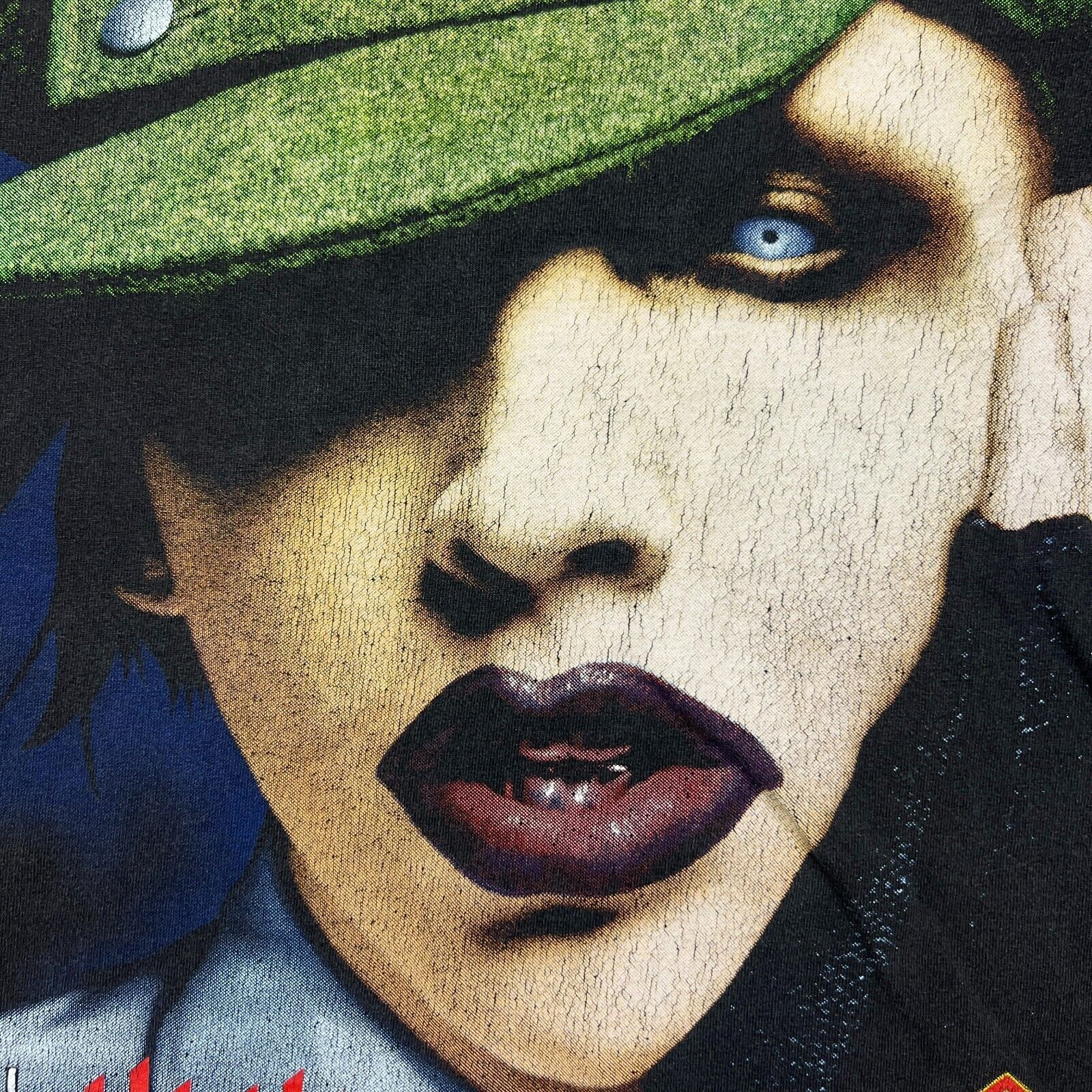 Band Tees × Marilyn Manson × Vintage 2003 Marilyn Mason T Shirt The Golden Age of Grotesque Band Size US M / EU 48-50 / 2 - 4 Thumbnail