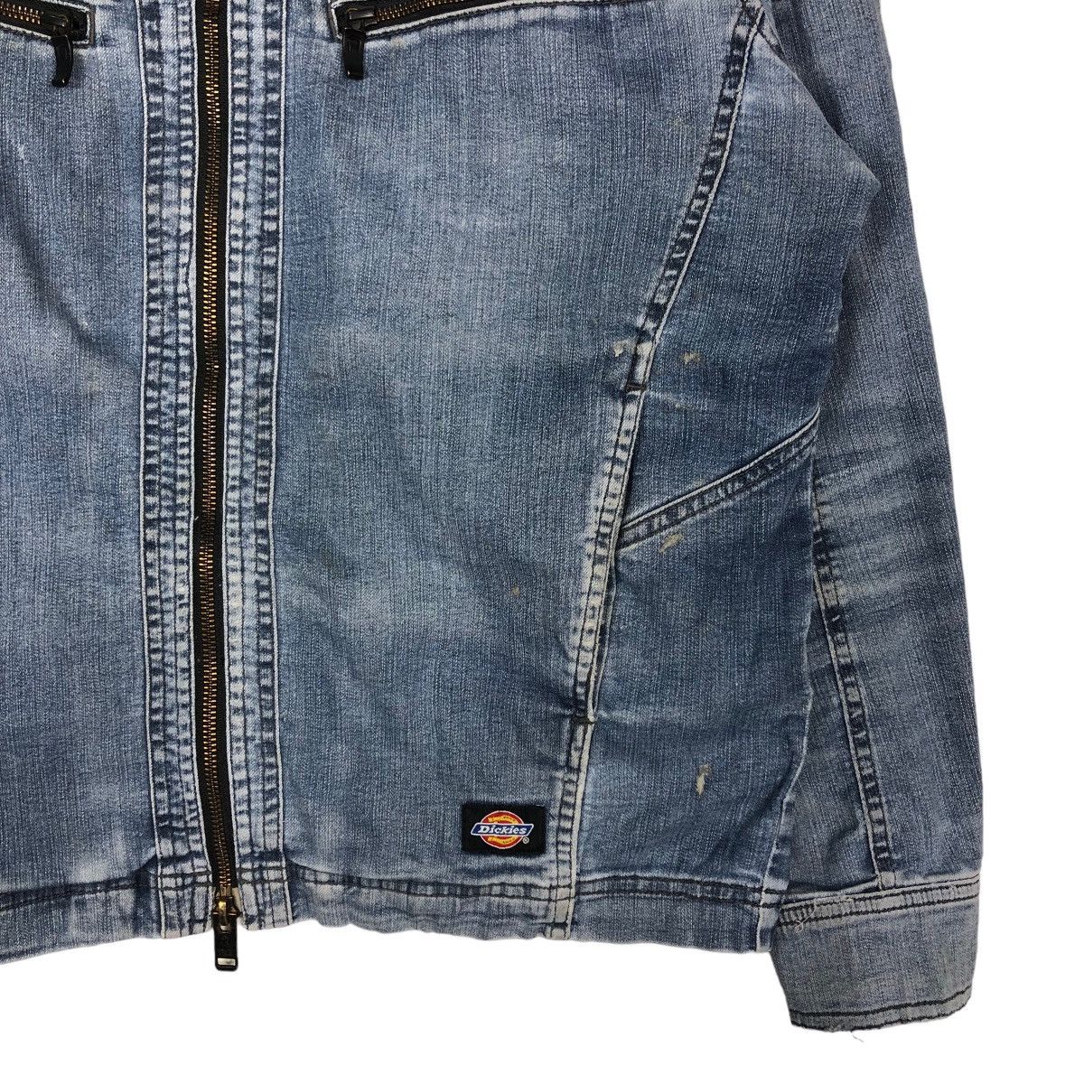 Japanese Brand 🔥Vintage Chore Denim Work Jacket Dickies Size US L / EU 52-54 / 3 - 5 Thumbnail