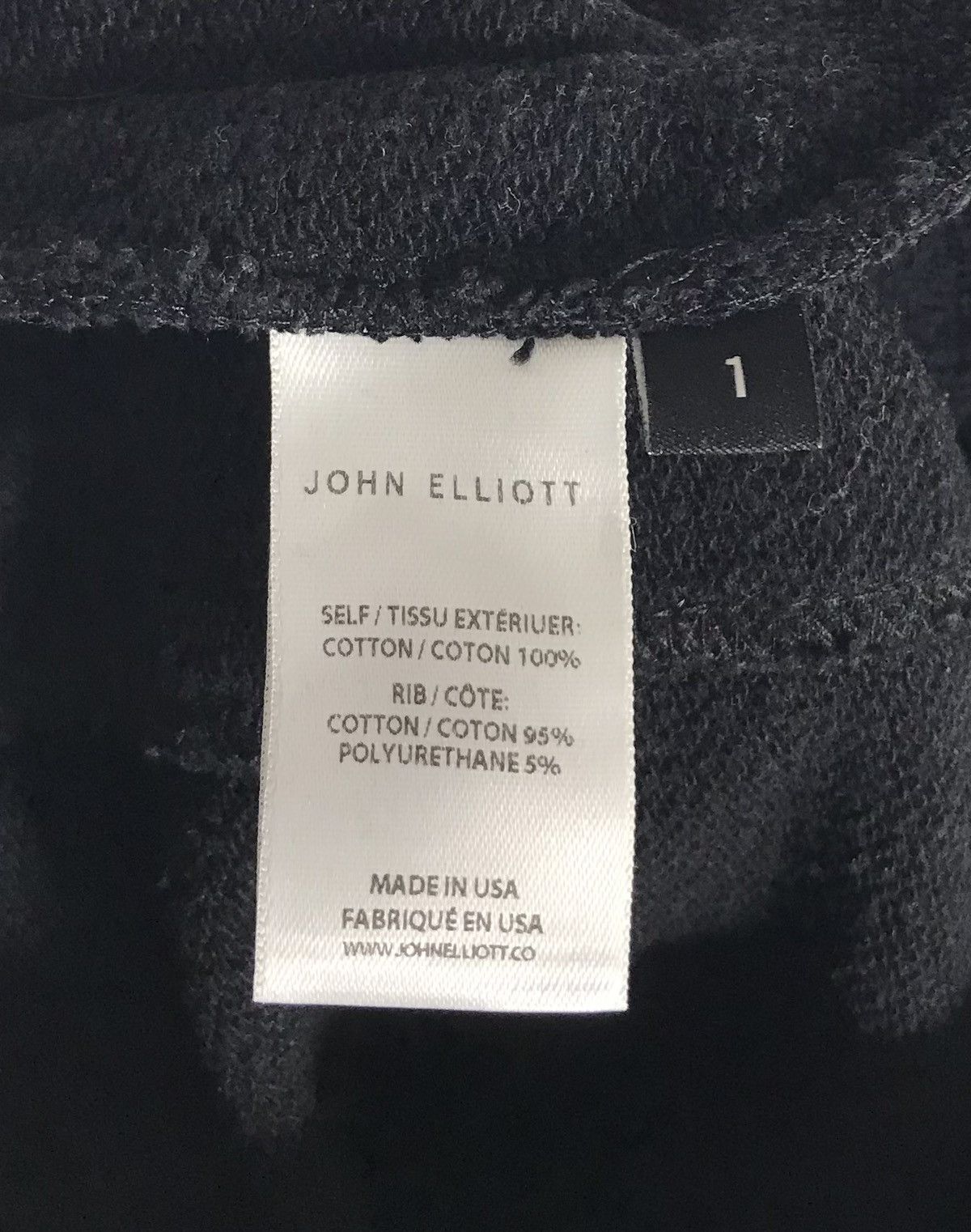 John Elliott John Elliott Escobar Mens Sweatpants Jogger Black Size US 28 / EU 44 - 8 Thumbnail
