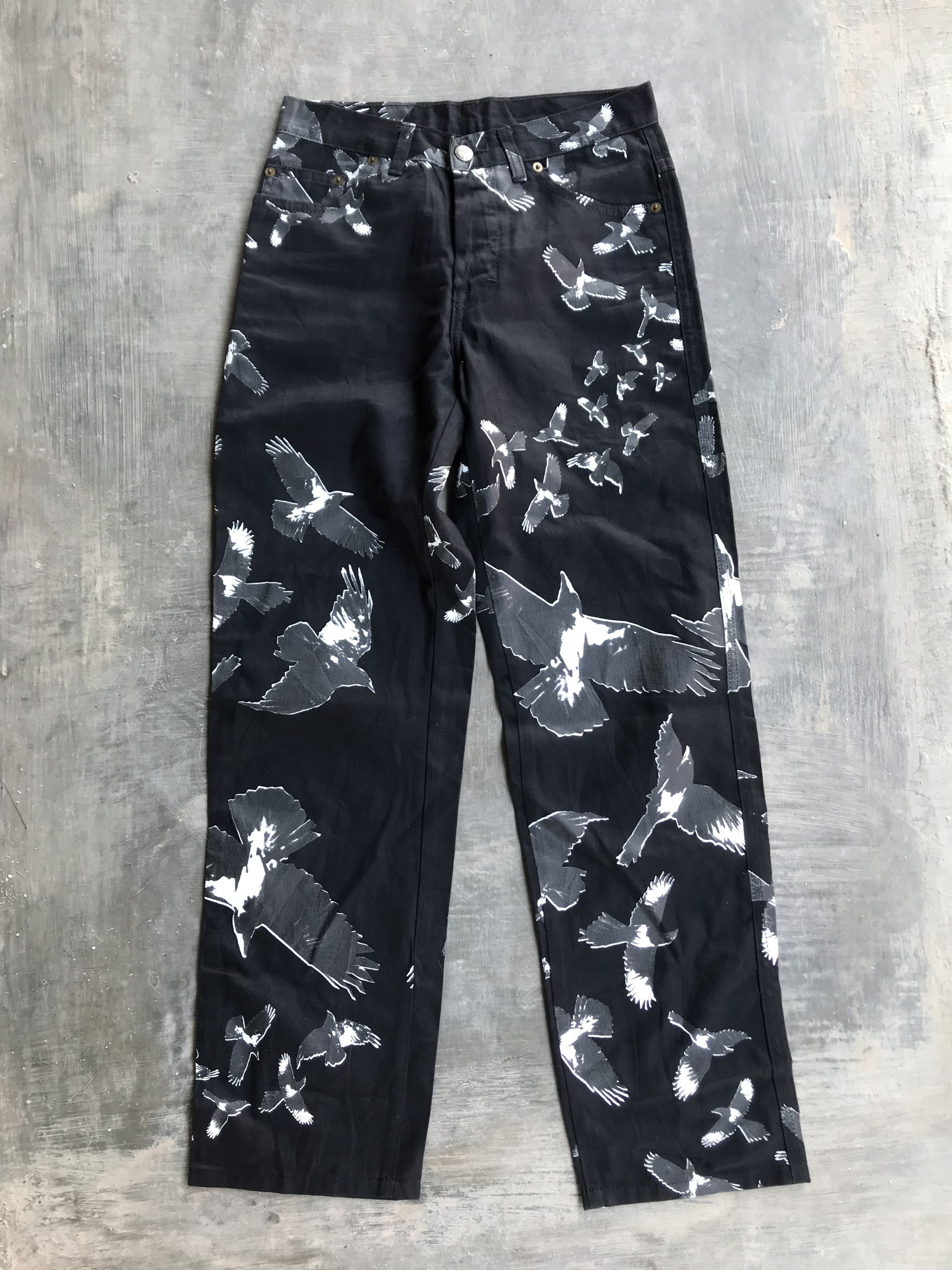 Dexter Wong 90s Dexter Wong All-Over Flying Birds Print Size US 28 / EU 44 - 1 Thumbnail