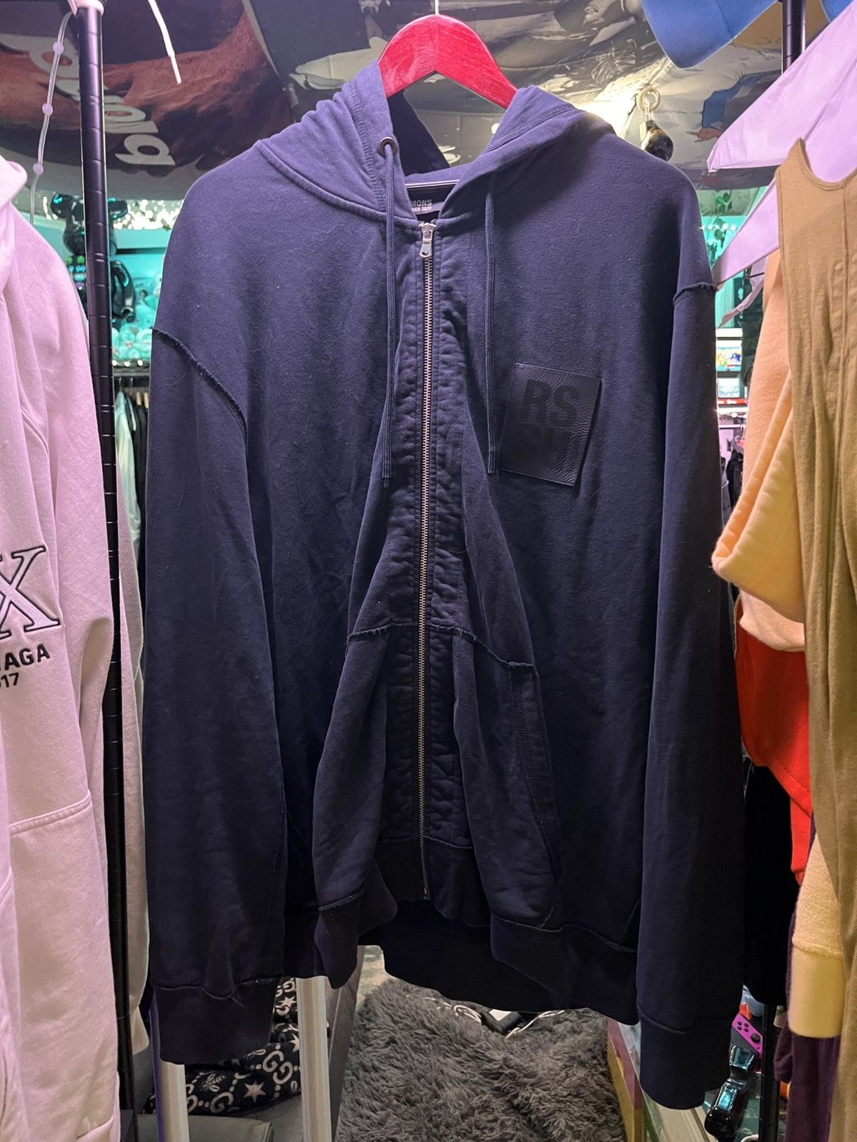 Raf Simons SS23 Navy Zip Up Size US L / EU 52-54 / 3 - 1 Thumbnail