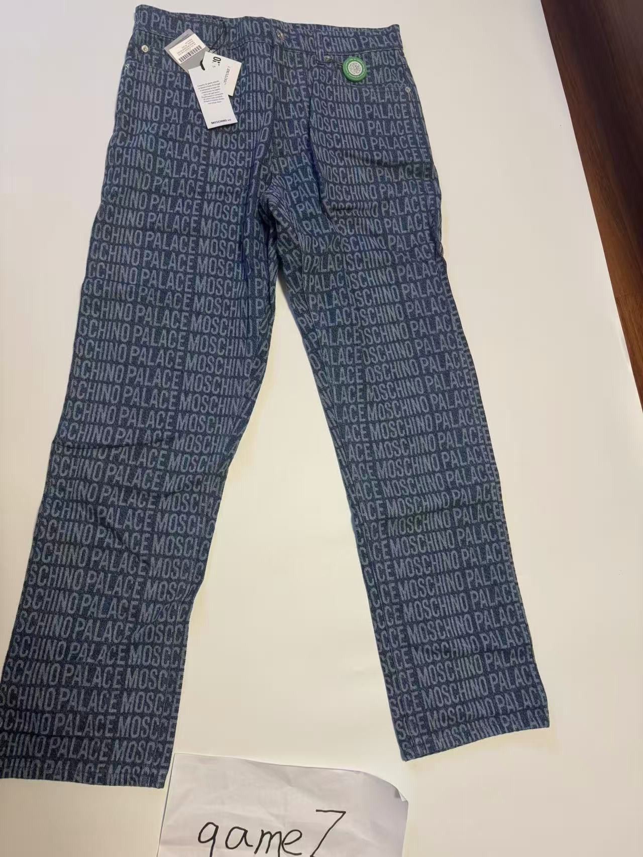 Palace Palace chain script jeans Indigo 32 | Grailed