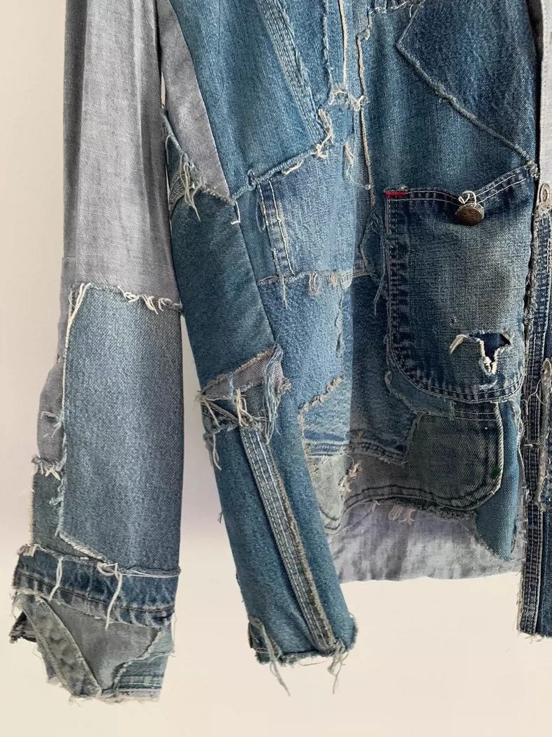 Greg Lauren greg lauren size 2 Cowboy patchwork shirt 2506-Nextarrow Size US M / EU 48-50 / 2 - 4 Thumbnail