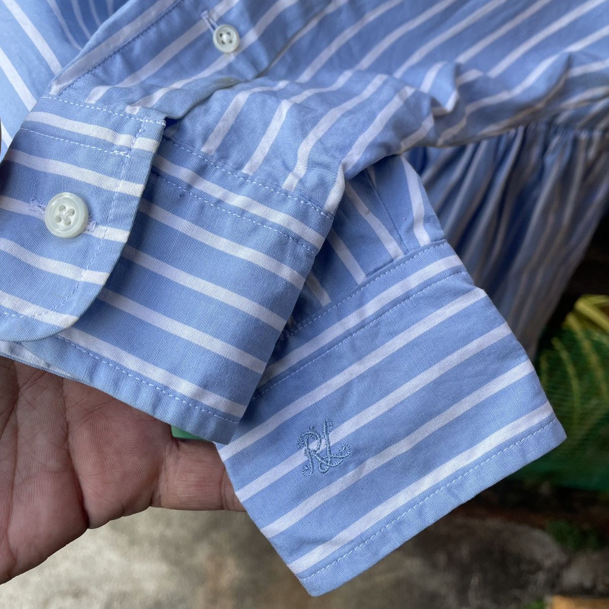 Ralph Lauren 🔥Ralph Lauren Striped Dress Buttons Shirts Minimalist Wear Size S / US 4 / IT 40 - 7 Thumbnail