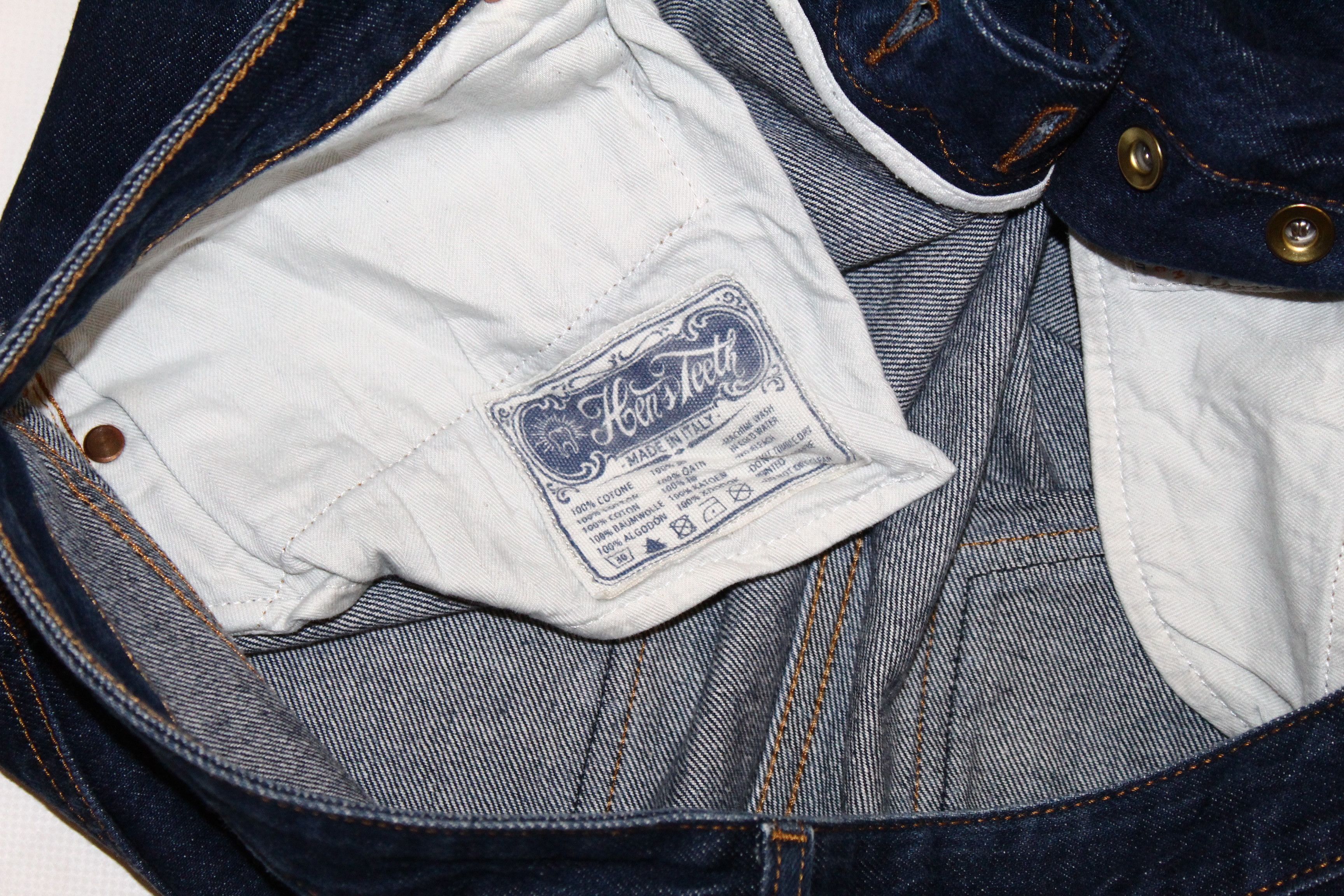 Blue Blue Japan Hen's Teeth Candiani Selvedge Denim 14,3oz Button-fly jeans Size US 32 / EU 48 - 10 Thumbnail