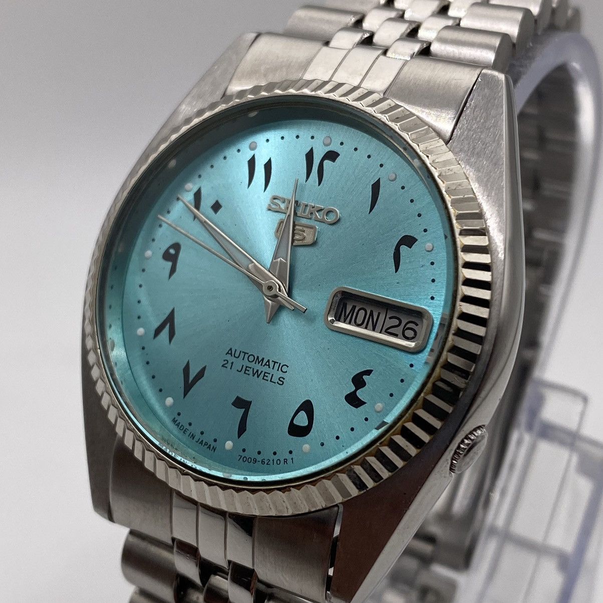 Seiko Seiko 5 Automatic 7009 Fluted Bezel Men’s Wristwatch Size 36 - 6 Thumbnail